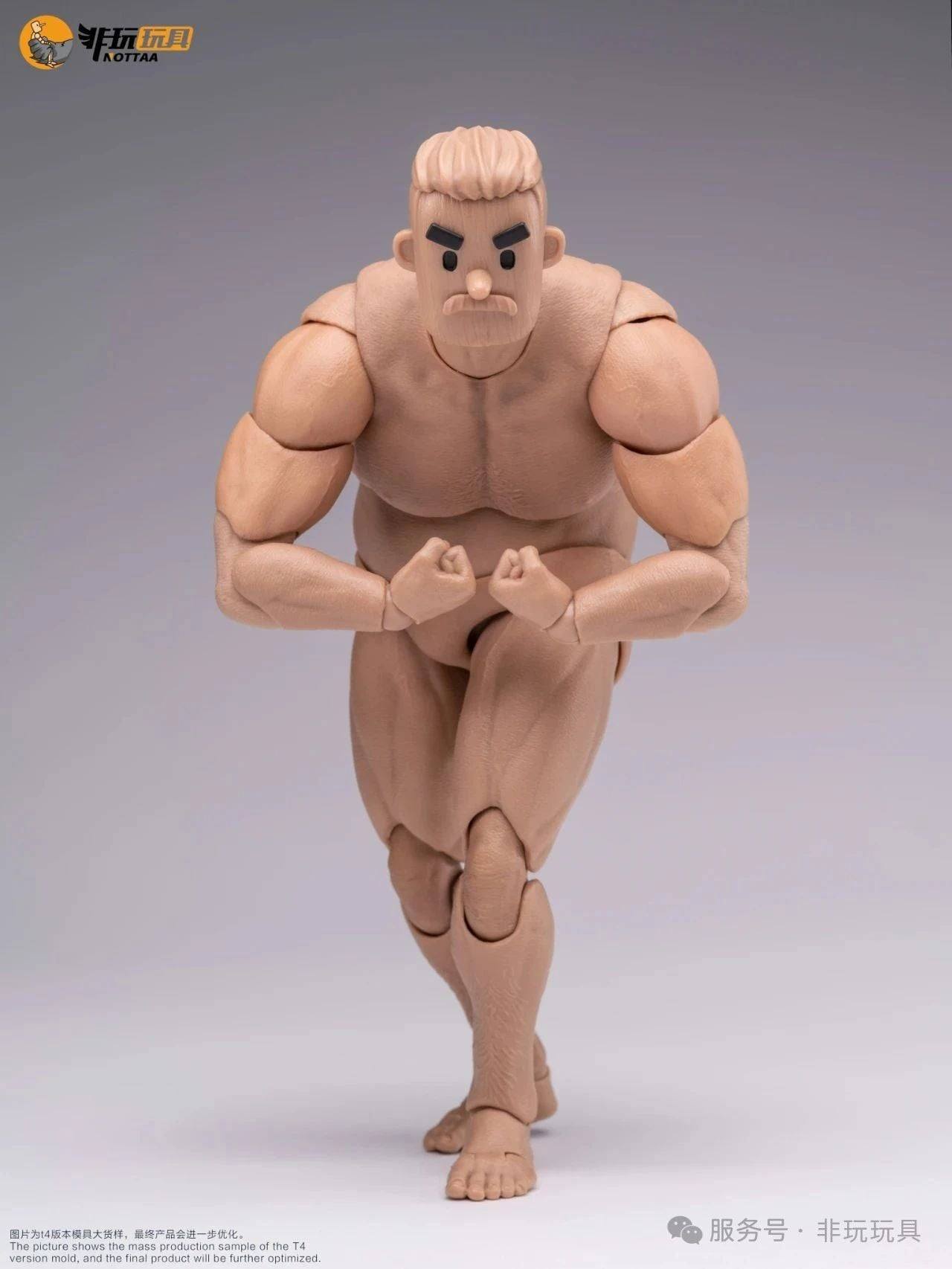 [สั่งจอง]nottaa 1/12 : Middle-aged square-headed man body (17ซม.)