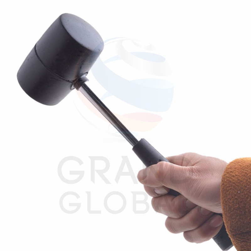 Rubber Hammer ค้อนยาง ค้อน ฆ้อน หัวยาง ด้าม เหล็ก ฆ้อน ขนาด ใหญ่ 16 ออนซ์ ด้าม ยาว 22 cm.