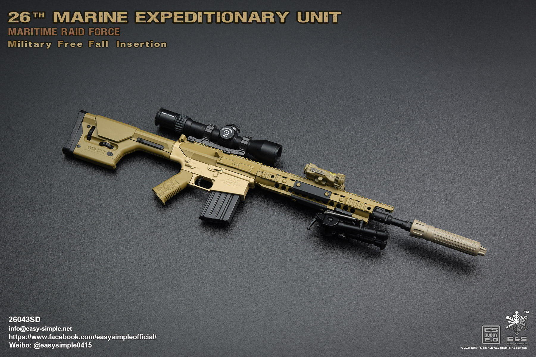 [สั่งจอง]Easy&Simple 26043S : 31ST MEU MRF Military Free Fall Insertion