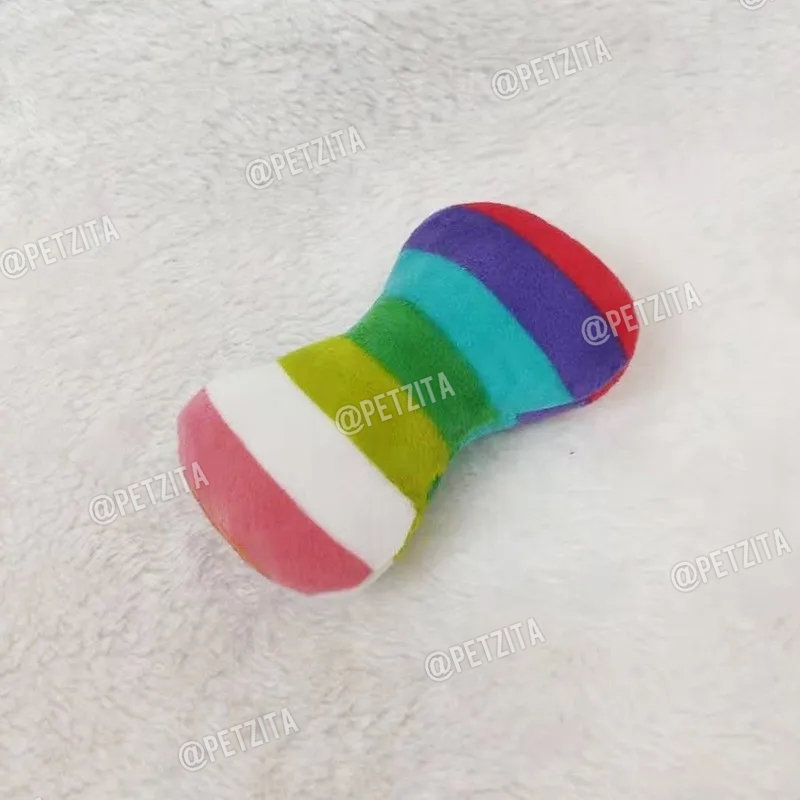 🇹🇭 พร้อมส่ง 🇹🇭🌈🌈 กระดูกสีรุ้ง 🌈🌈 Colorful-Bone 🌈🍖🍗 ตุ๊กตาของเล่นสัตว์เลี้ยง 🐶 (บีบมีเสียงปี๊บๆ ด้วยนร้า )