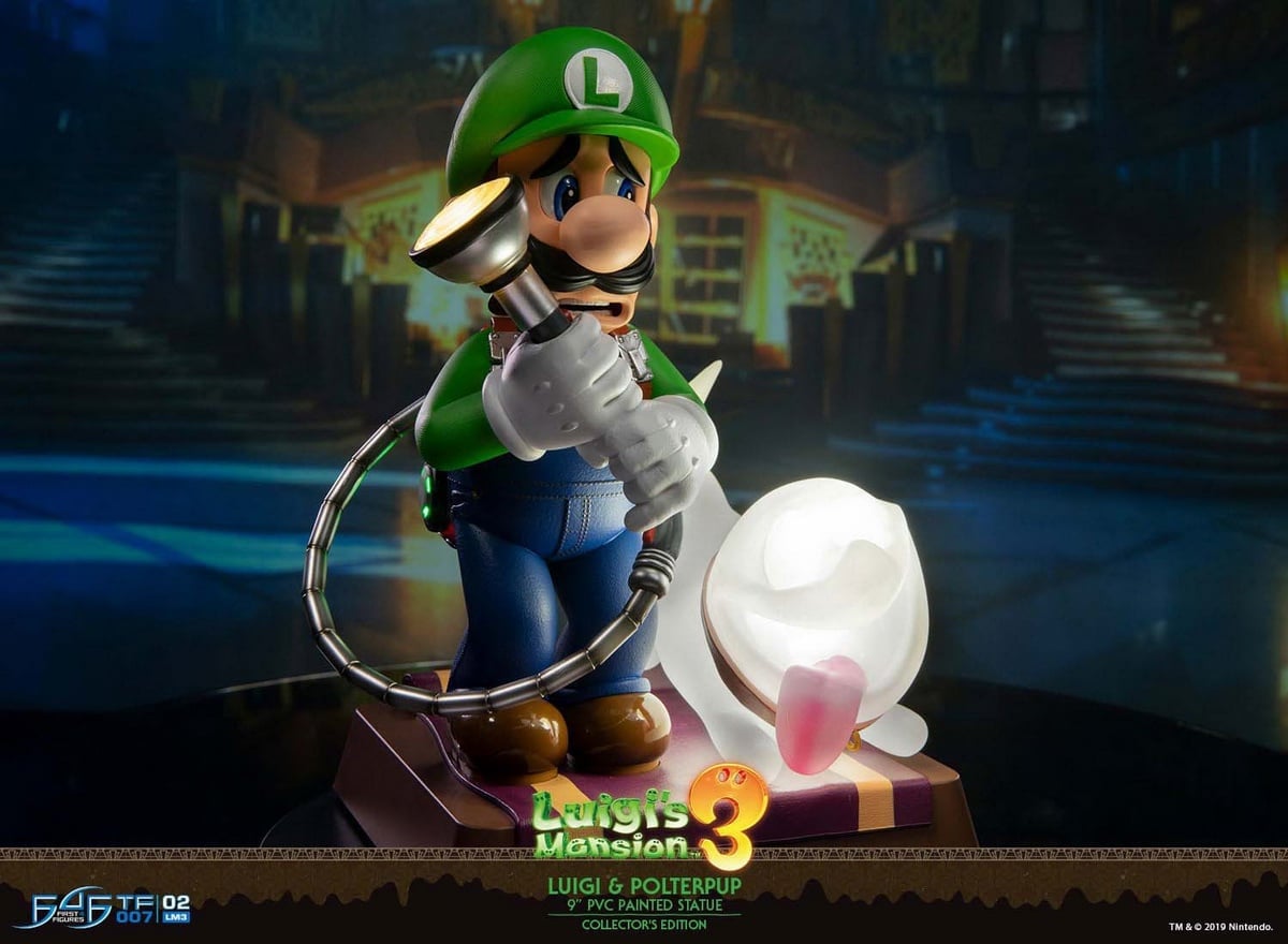 [สั่งจอง]First 4 Figures 23cm : LUIGI'S MANSION 3 – LUIGI AND POLTERPUP COLLECTOR'S EDITION