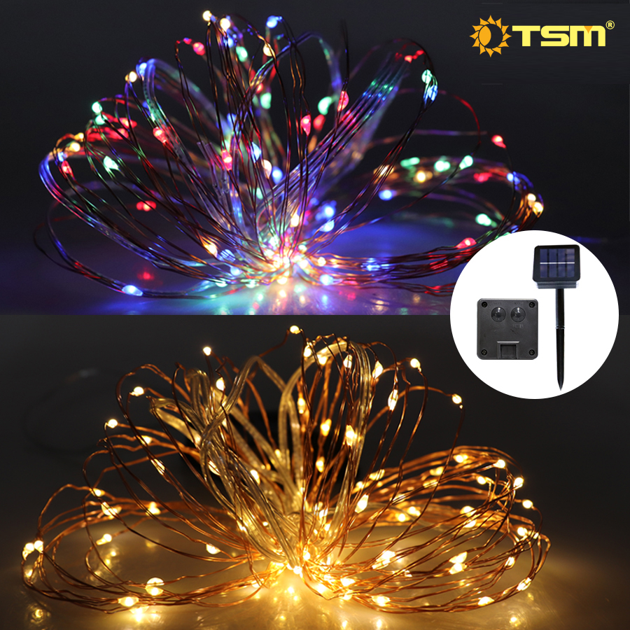 ไฟประดับ ไฟตกแต่ง โซล่าเซลล์ 30LED 8โหมด ยาว 6.5-10 เมตร กันน้ำ ไฟแต่งสวน ใช้พลังงานแสงอาทิตย์