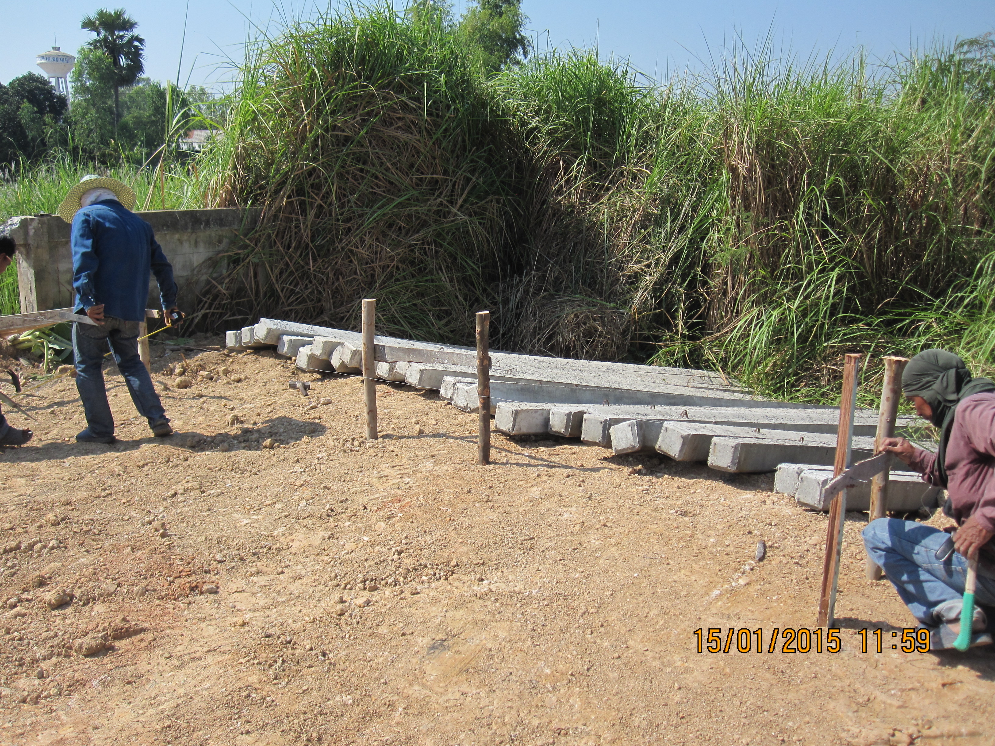 งานสร้างประตูค่าย เอกาทศรถ จังหวัดพิษณุโลก