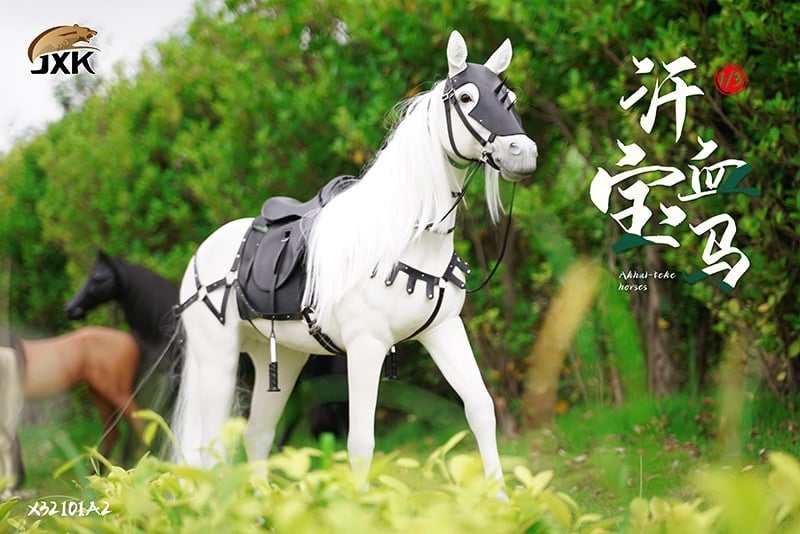 [สั่งจอง]JXK X32101A 1/3 : Akhal-teke horses