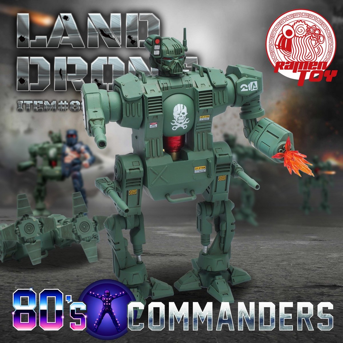 [สั่งจอง] Ramen Toy 1/12 : 80s Commander