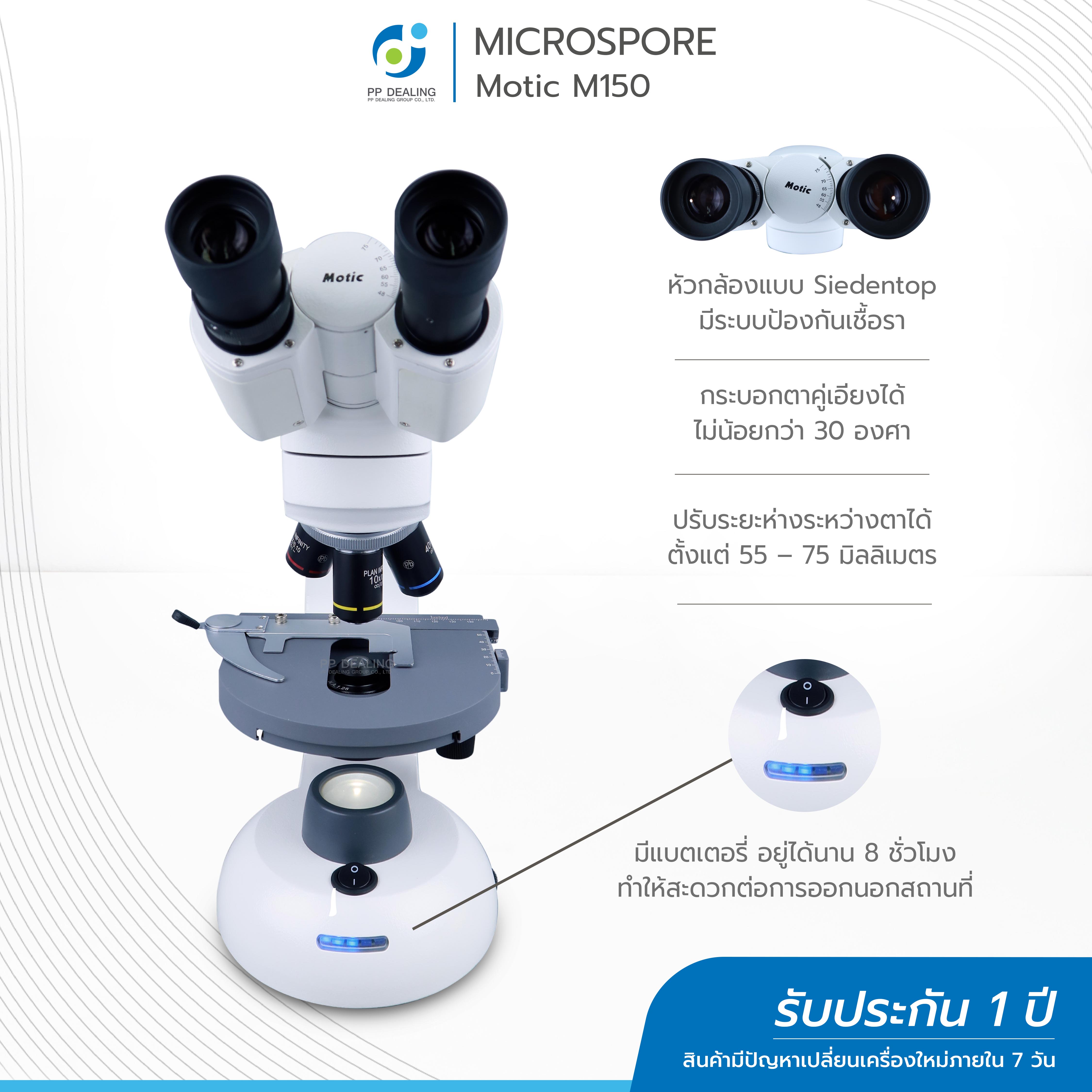 กล้องจุลทรรศน์ชนิด 2 ตา รุ่น Model M150B