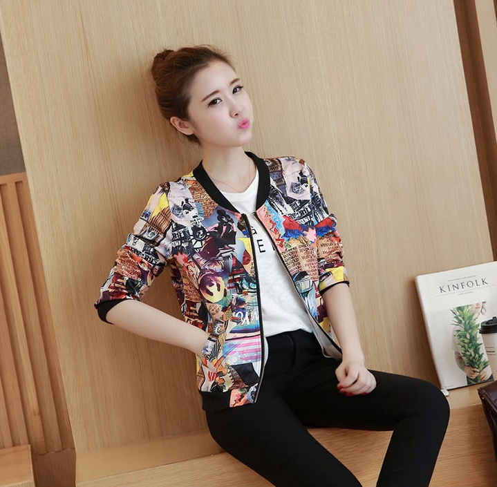 Jacket /เสื้อคลุมแฟชั่น ผ้าหนาแขนยาว ซิปหนา มีกระเป๋า2ข้าง ตามแบบ