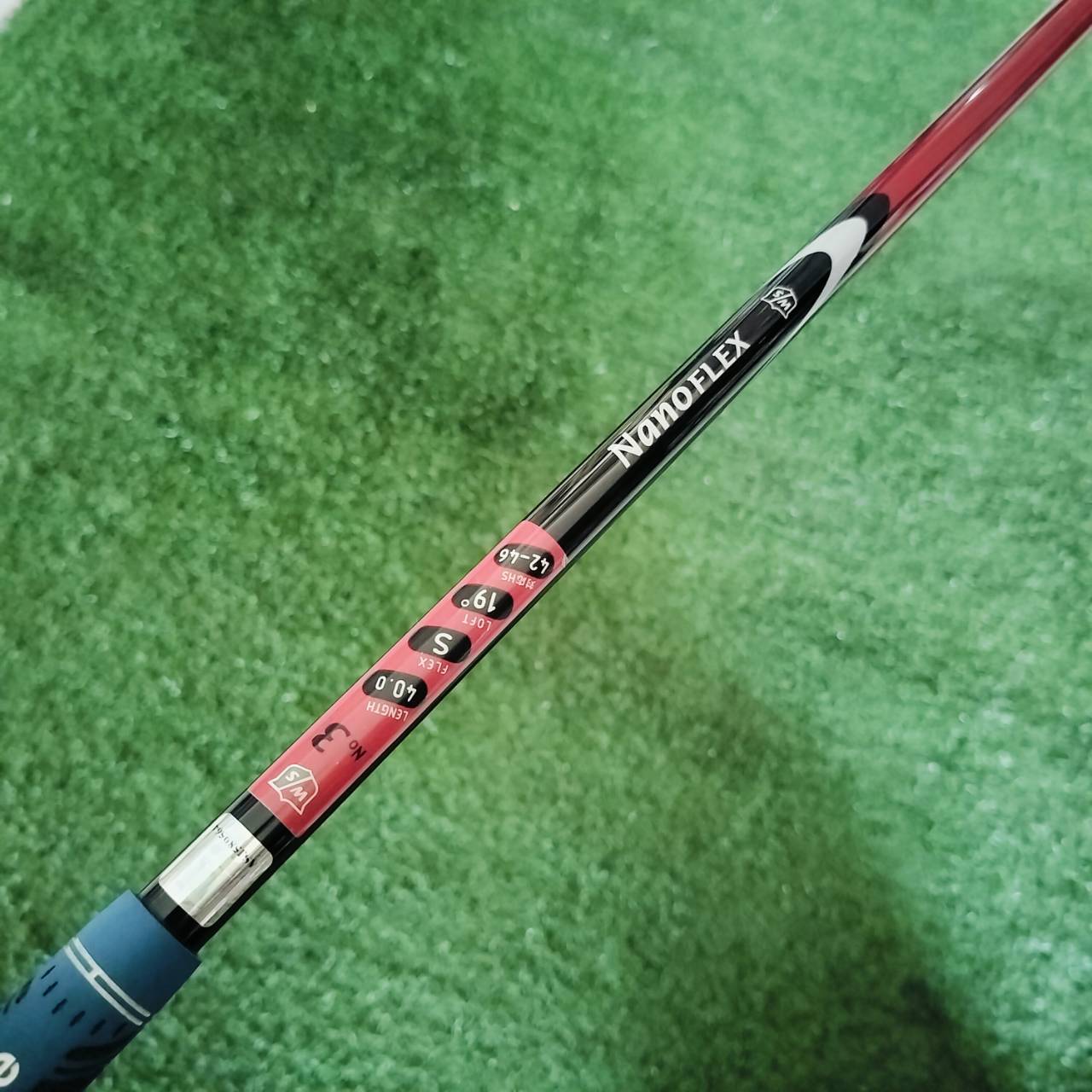 U3 WILSON STAFF Dh6 องศา 19 ก้าน NANO TECNOLOGY FLEX R กริพ GOLF PRIDE อย่างดีเลยค่ะ ไม้กอล์ฟพรีเมี่ยมมือสอง ของแท้ By NakaraLuxurious