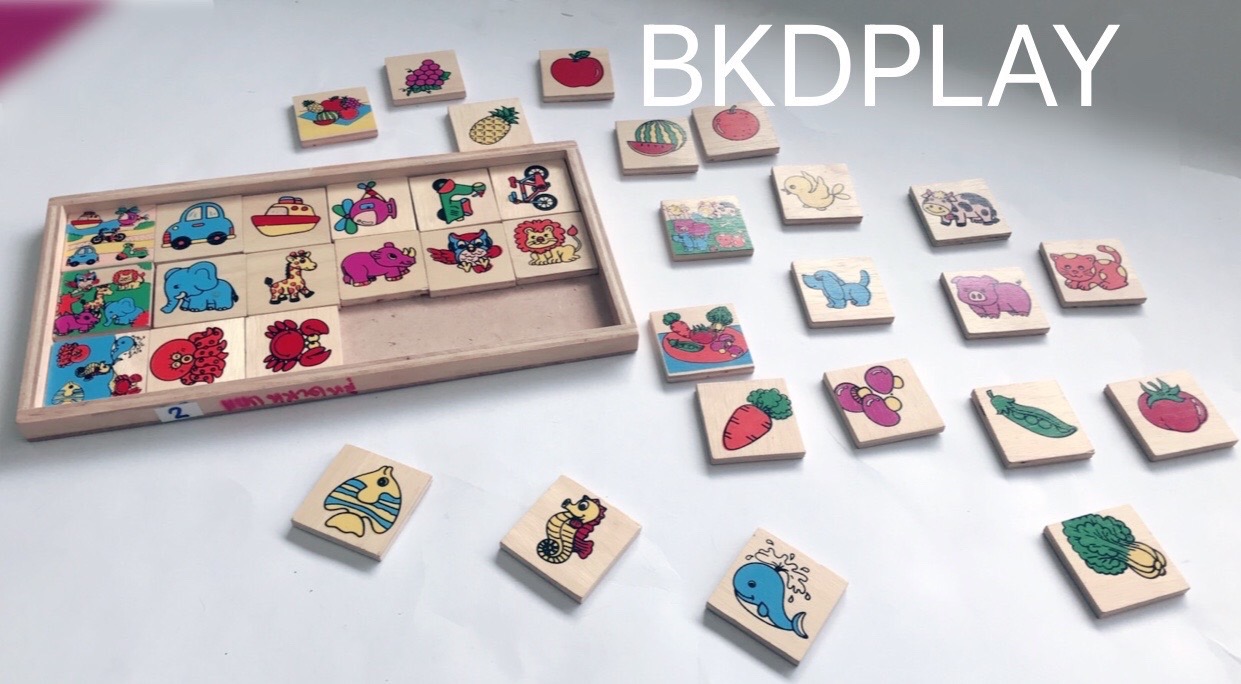 เกมจำแนกชิ้นส่วนของภาพ , ของเล่นไม้, ของเล่นเสริมพัฒนาการ, ของเล่นเด็กอนุบาล, สื่อการสอนเด็กอนุบาล วัสดุและสี ปลอดภัยต่อเด็ก มีมาตรฐาน มอก. ตามที่ สพฐ. กำหนด