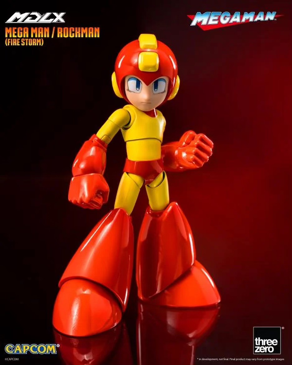[สั่งจอง] Threezero 3Z08740A0 : MDLX - Mega Man (Fire Storm) (4นิ้ว)