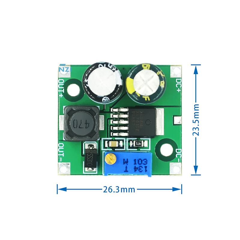 โมดูลลดแรงดัน XL7015 DC-DC converter step down module 5V-80V เป็น 5-20V บอร์ดเขียว