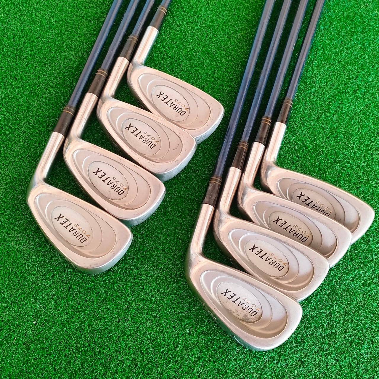 ชุดเหล็ก DURA TEX 7075 มีเหล็ก 3-9 เเละ PW ใบใหญ่ ก้านกราไฟต์เบา นุ่ม ตีง่าย ตีสบายๆ ระยะดี