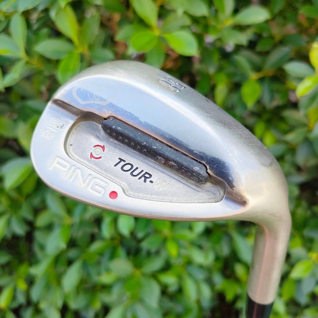 WEDGE PING TOUR-W จุดเเดง องศา 58 BOUNCE 8 ก้าน PING AWT FLEX S หน้าตะไบ ร่องคมมาก สปินจัด วัสดุพรีเมี่ยมจัด