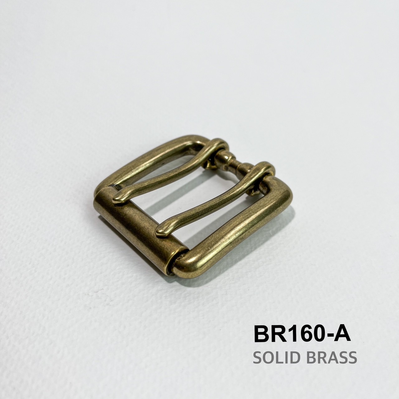 ฺBR160-A หัวเข็มขัดทองเหลืองทำผิวสนิม ขนาด 38มิลหรือ 1.5นิ้ว ** ราคาต่อชิิ้น**