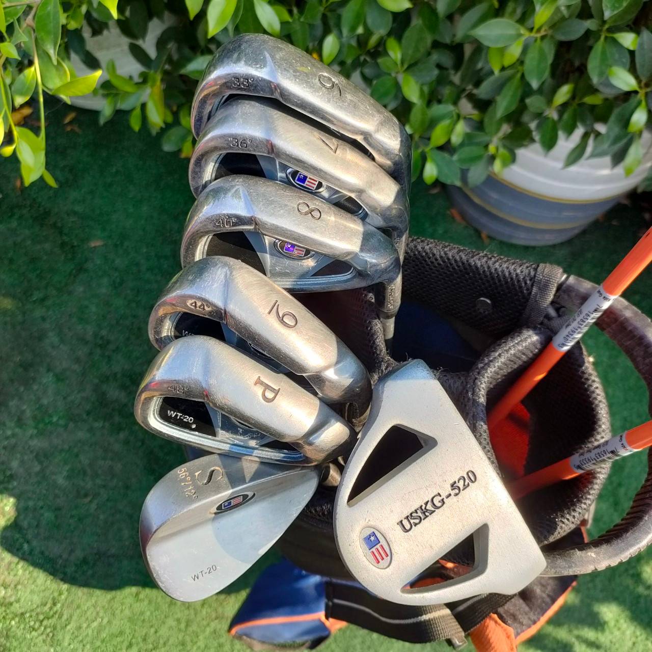 ** ไม้กอล์ฟสำหรับเด็ก ** FULLSET U.S KIDS GOLF ULTRALIGHT WT-20 51 ทั้งชุดประกอบด้วย หัวไม้ เเละ เเฟร์เวย์ ชุดเหล็ก 6,7,8,9, เเละ pw sw PUTTER USKG-520 พร้อมถุงกอล์ฟ US KIDS ไม้กอล์ฟเด็กอันดับ 1 ของโลก