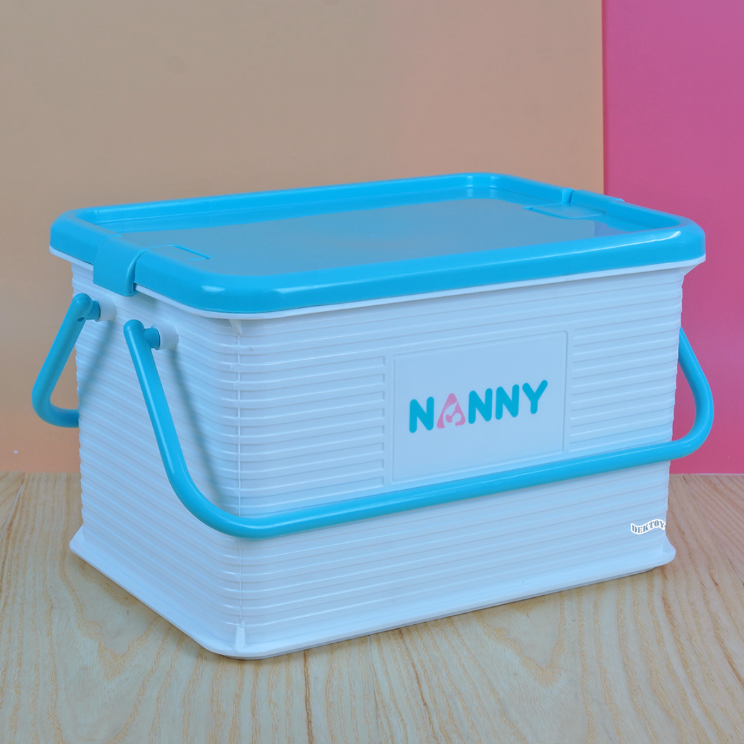 NANNY แนนนี่ กล่องเก็บของเอนกประสงค์ขนาดกลาง 15ลิตร 3030