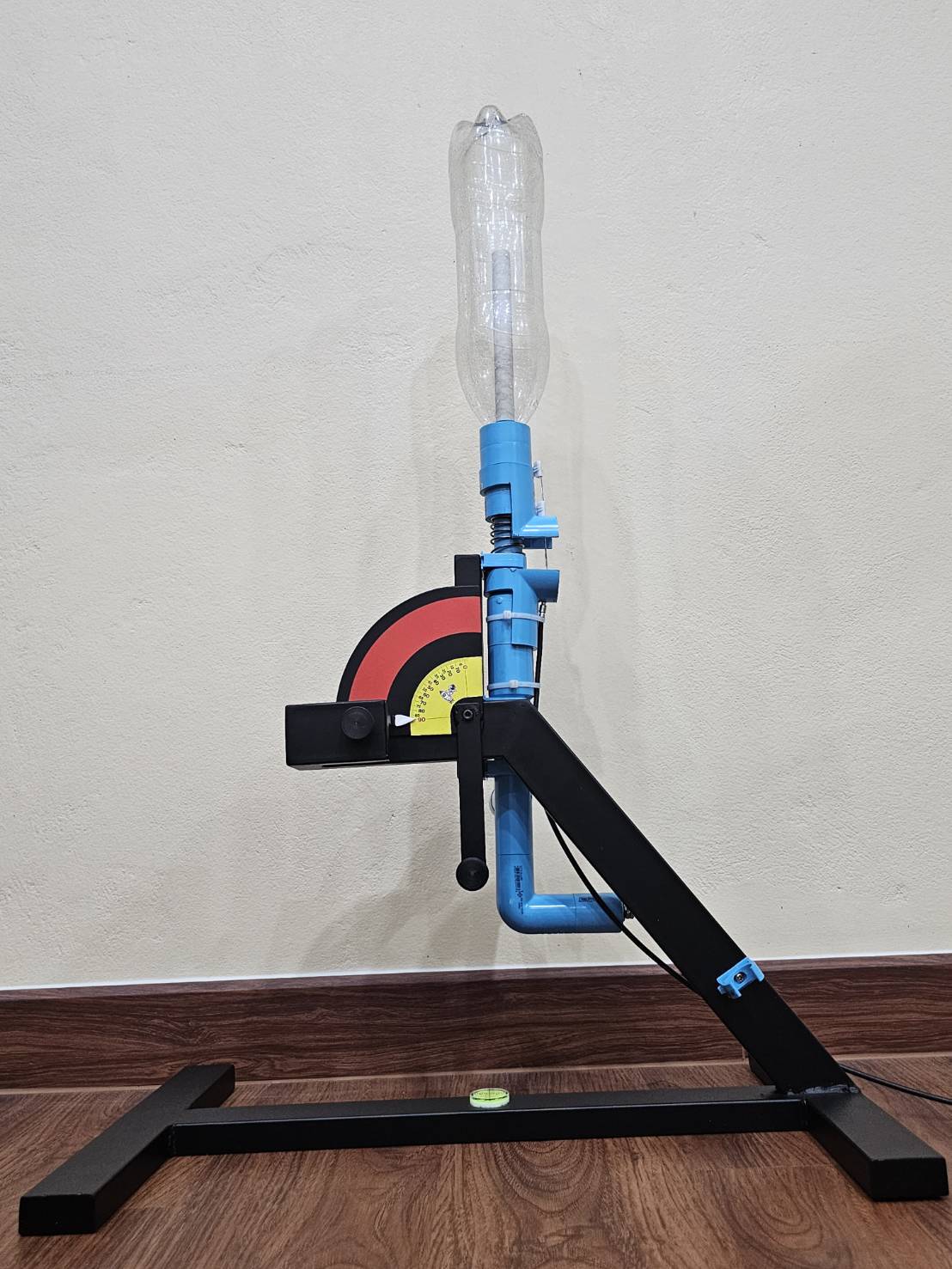 ฐานยิงจรวดขวดน้ำ แถมที่สูบลม ทดลองวิทยาศาสตร์ทดสอบยิงจรวดขวดน้ำ สื่อการสอนเด็กประถม มัธยม ช่างเทคนิค ปวช ปวส ใช้ในการแข่งขันยิงจรวดขวดน้ำ