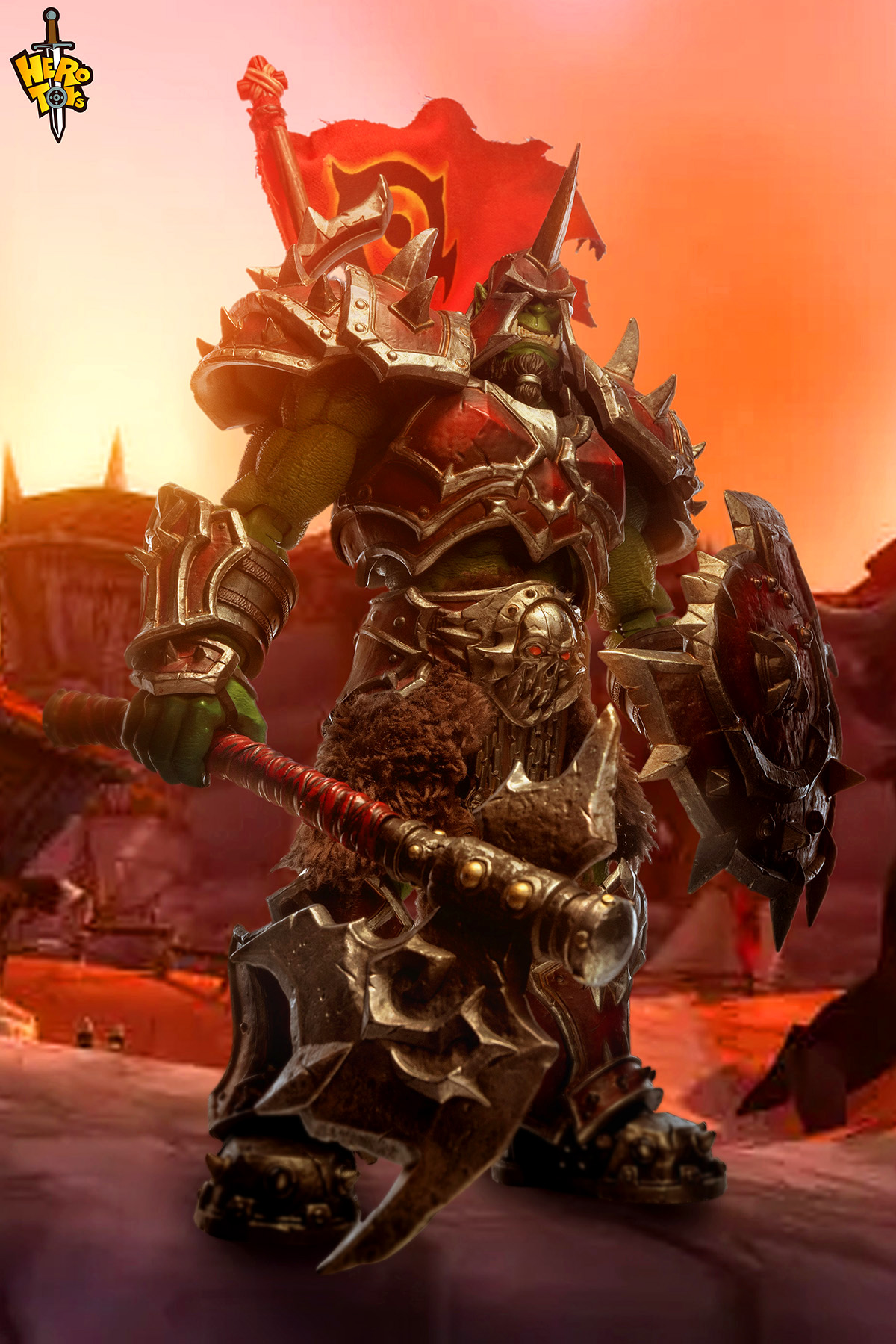 [สั่งจอง] Hero toys 7" : Orc Warlord Warrior - Kor'kron