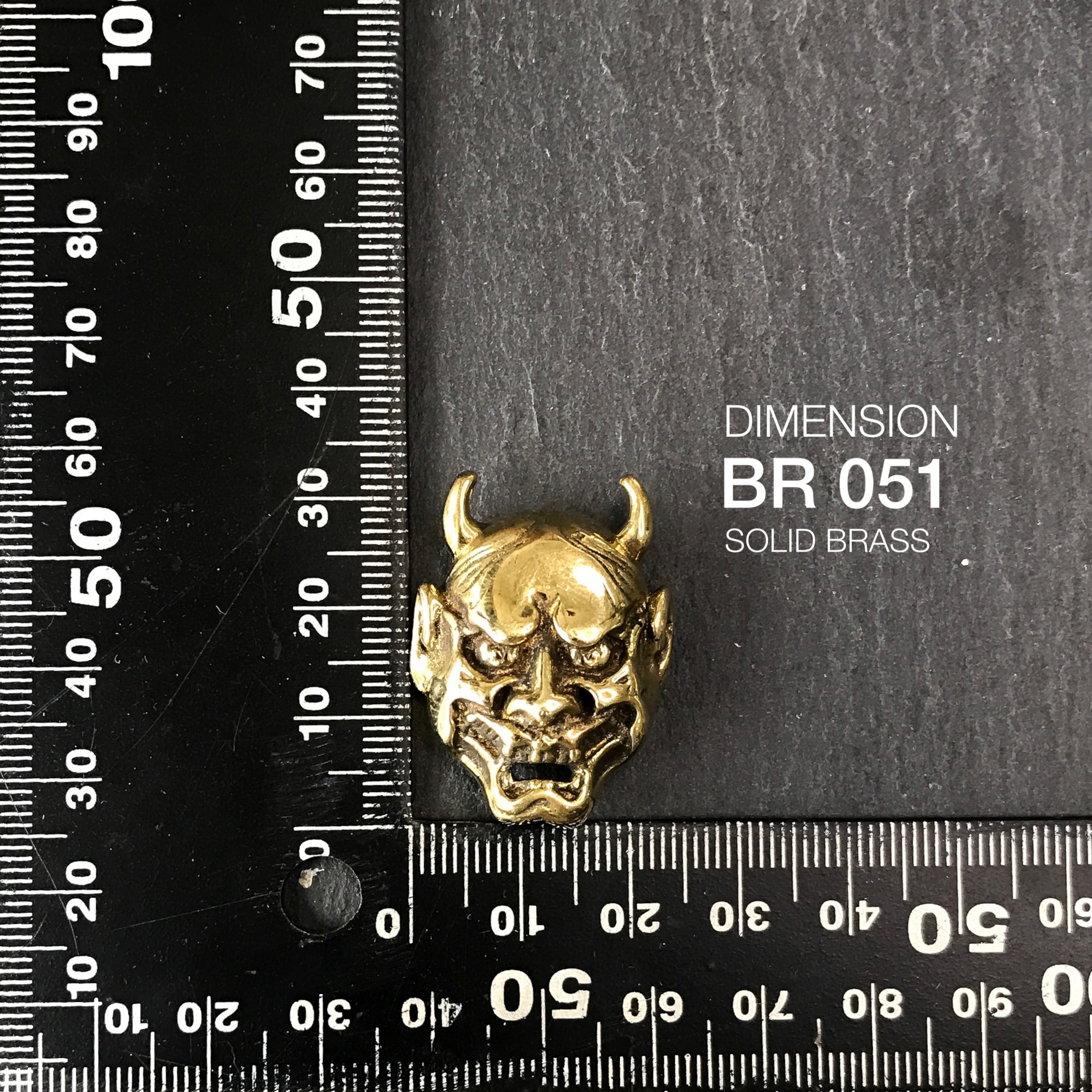 BR051 อะไหล่ตกแต่งกระเป๋า คาบูกิ สไตล์ญี่ปุ่น **ราคาต่อชิ้น**อะไหล่ทองเหลืองแท้ อุปกรณ์เครื่องหนัง leatherbrass