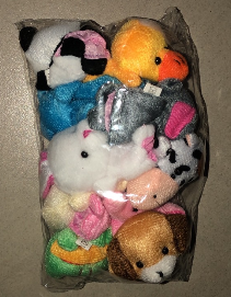 หุ่นนิ้วมือ ชุด สัตว์ (10 ตัว) ไม่รวมแทน ของเล่นเสริมพัฒนาการ ,ของเล่นเสริมทักษะ,ของเล่นเด็ก, สื่อการสอนอนุบาล