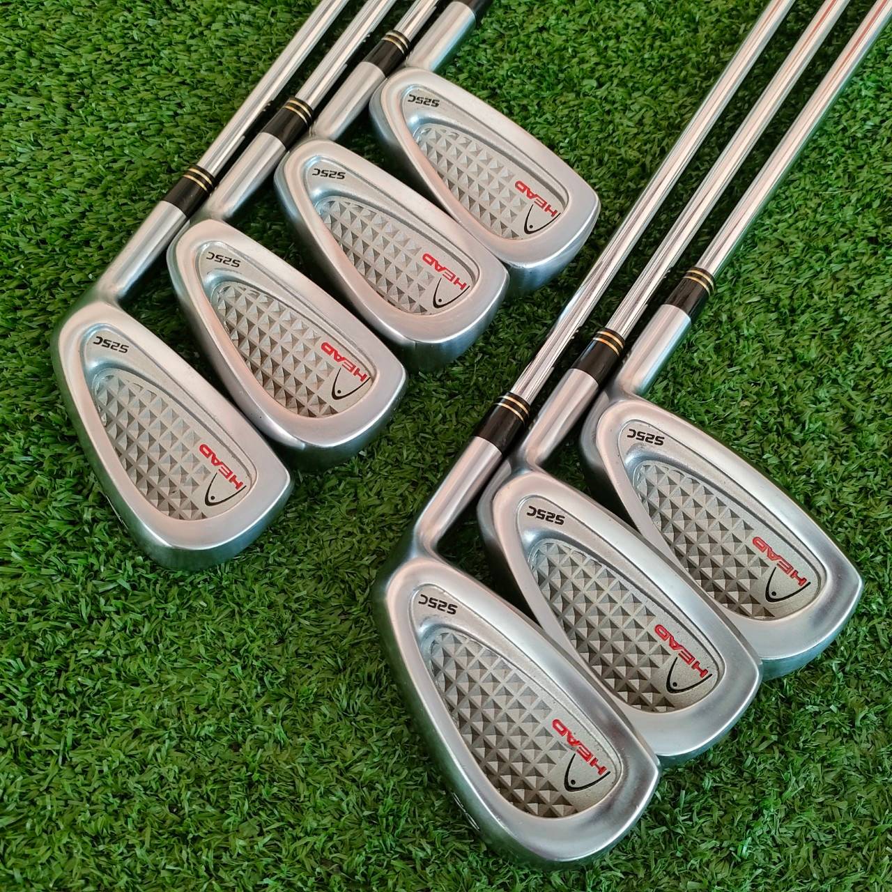 🏌️ ชุดเหล็ก HEAD S25C มีเหล็ก4-9 เเละ PW ก้าน NS.PRO 950 GH FLEX R สภาพสวยแบบจัดๆๆๆ เดิมๆมากๆ ชุดนี้แค่ก้าน NS PRO ก็คุ้มเกินคุ้มแล้ว!! ไม้กอล์ฟมือสอง ของแท้ BY NakaraLuxurious