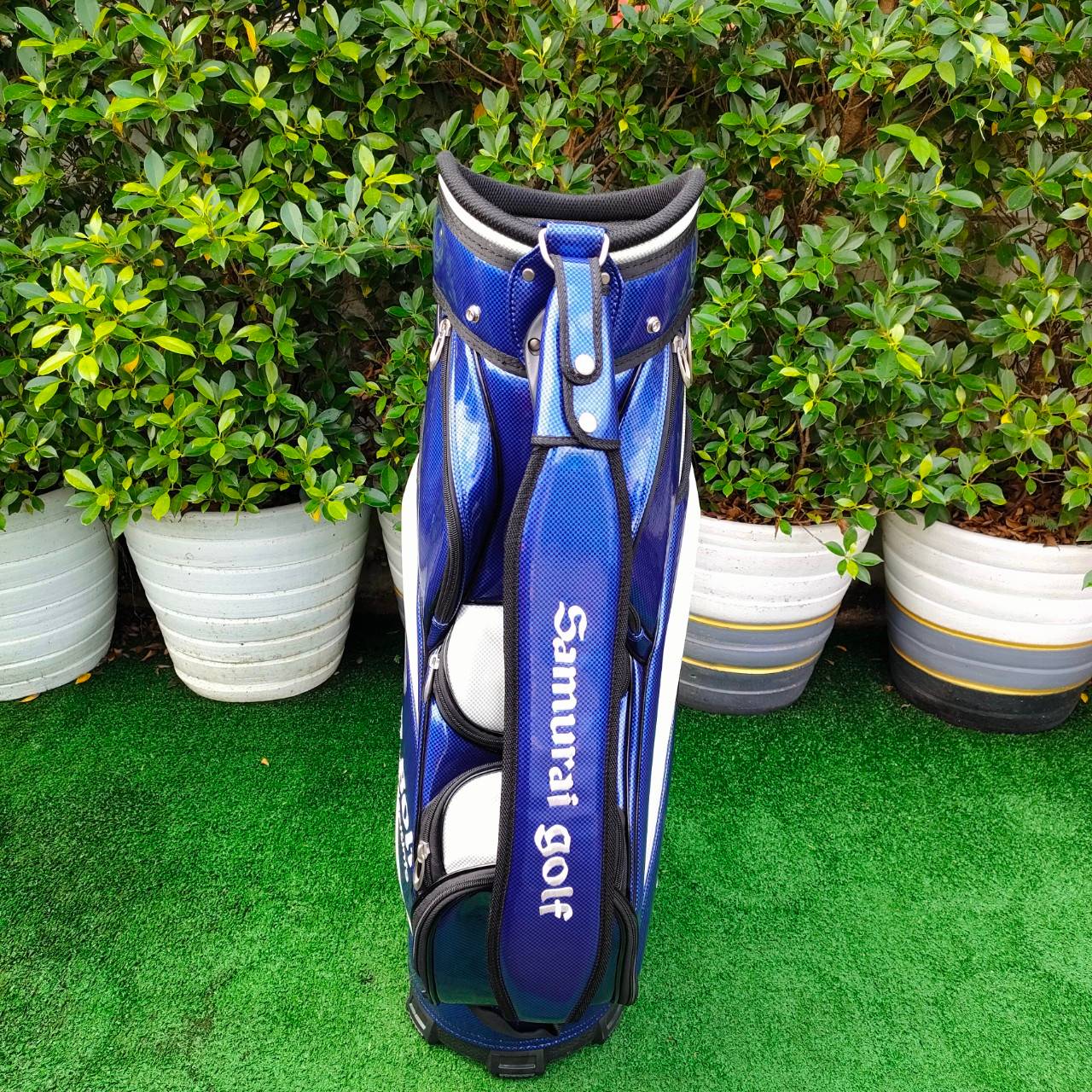 ถุงกอล์ฟ SAMURAI GOLF หนังเเก้ว มือสอง สวยมากๆ สภาพสวยนางฟ้าเลยครับ แบบว่าพลาดไม่ได้ ราคาโดนมาก