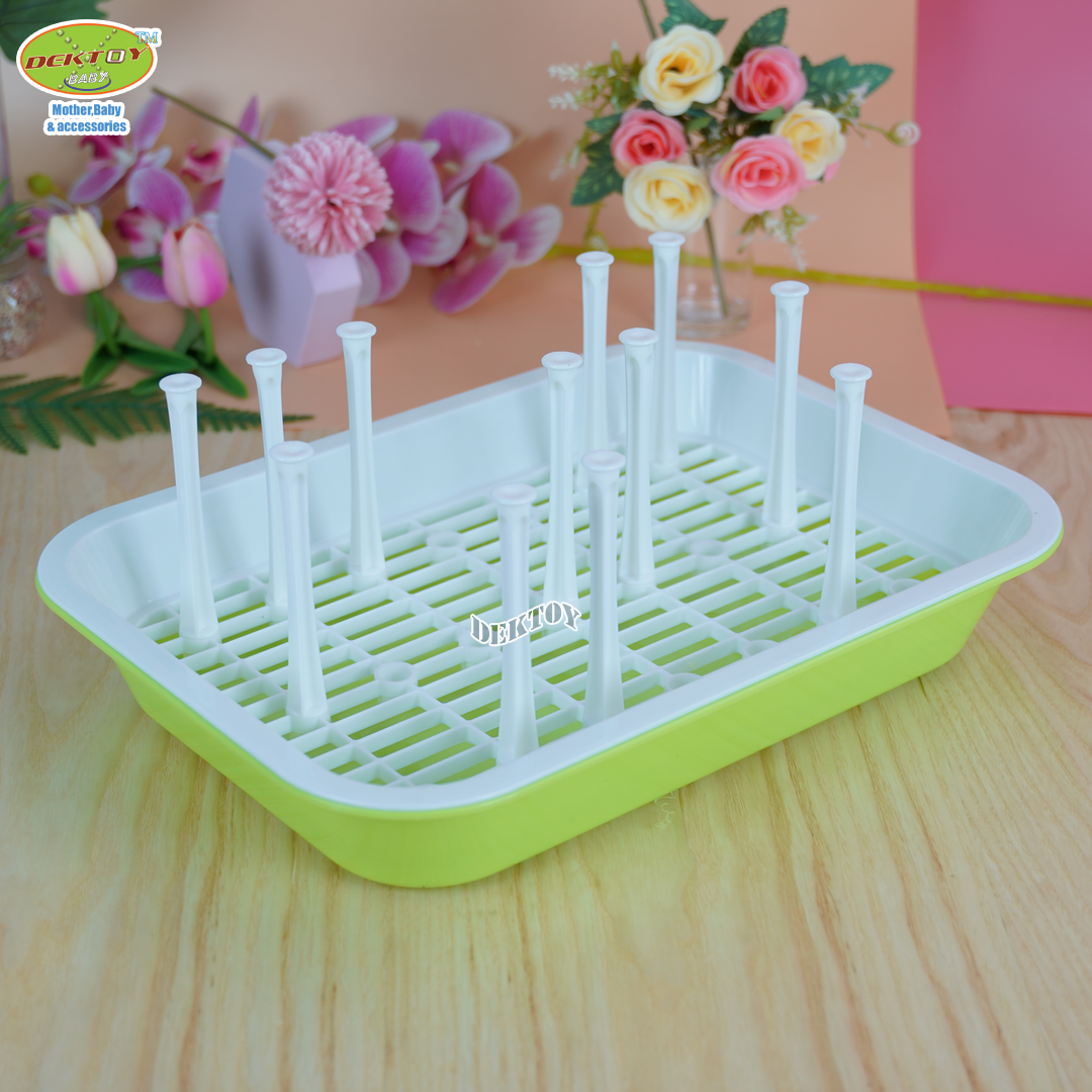 Dragon ware ที่คว่ำแก้ว ที่คว่ำขวดนมนม พร้อมฝา