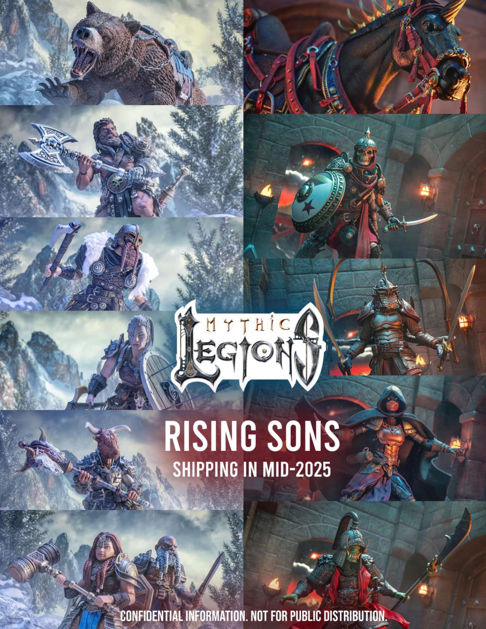 [สั่งจอง] FOUR HORSEMEN MYTHIC LEGIONS - Mythic Legions: Rising Sons