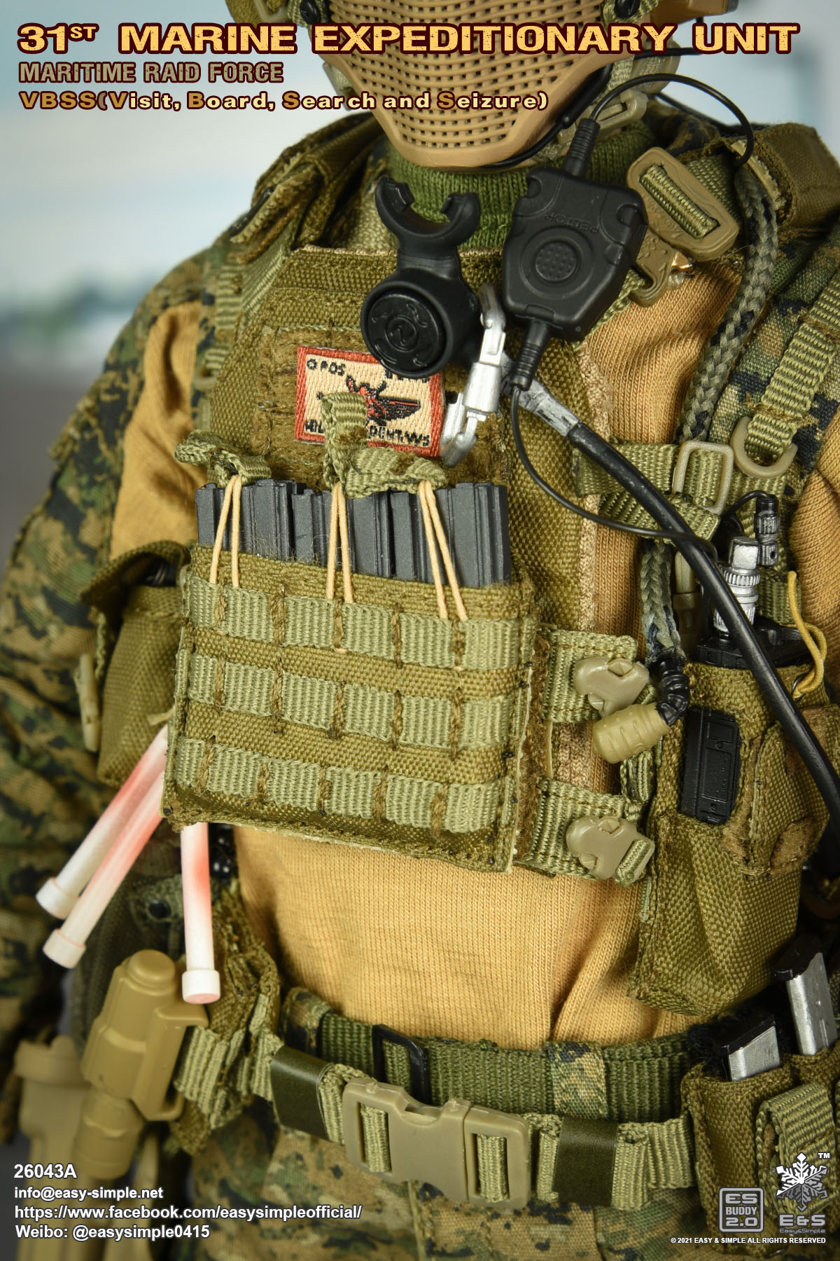 [สั่งจอง] Easy&Simple 26043A 1/6 : 31st MEU MRF VBSS