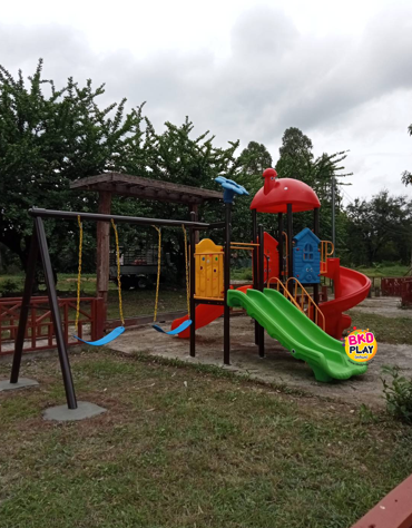 เครื่องเล่นสนามกลางแจ้ง-ในร่ม,ชุดบ้านเห็ดแสนสนุก A สไลเดอร์ใหญ่,ครุภัณฑ์สนามเด็กเล่น,งบ.สพฐ,โครงการโรงเรียนประชารัฐ, เครื่องเล่นสนามระดับก่อนประถมศึกษา, งบประมาณ80,000 playground,สไลเดอร์,ของเล่นเสริมพัฒนาการ,เครื่องเล่นสนาม, สนามเด็กเล่น