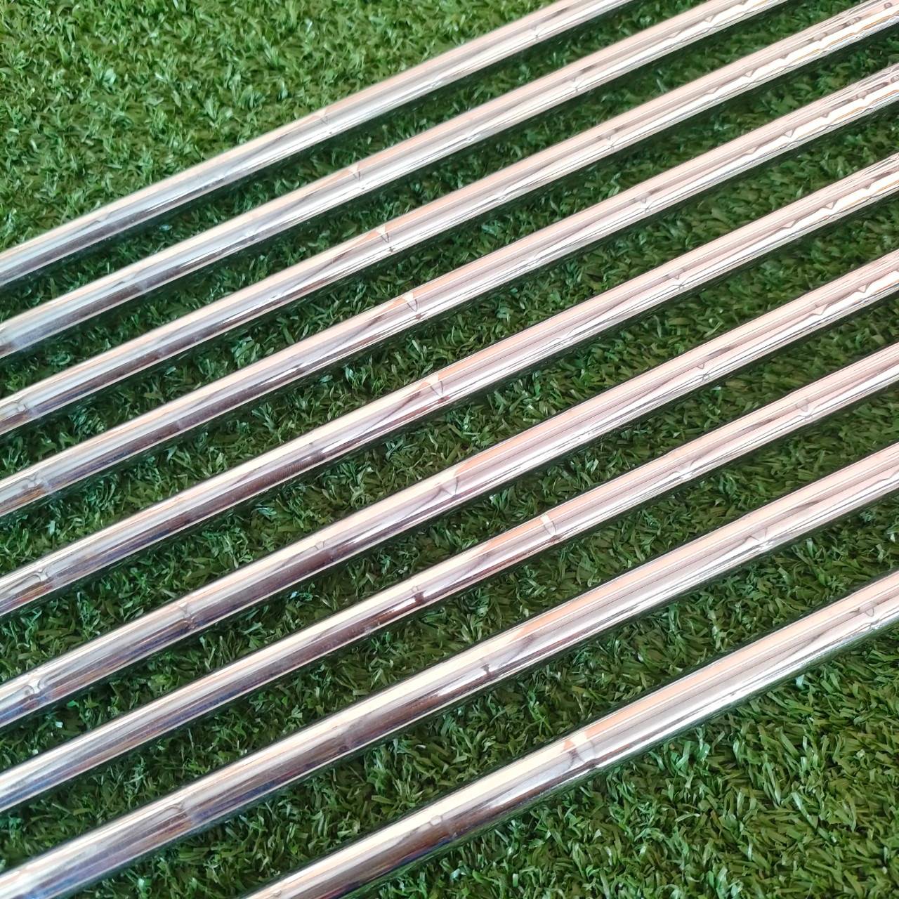 ชุดเหล็ก PING EYE2 + จุดน้ำเงิน มีเหล็ก 3-9 เเละ PW SW ก้าน CUSHIN FLEX R รุ่นนี้เป็นรุ่น + หรือรุ่น PLUS จะตีไกลกว่าปกติ ไม้กอล์ฟมือสอง ของแท้ BY NakaraLuxurious