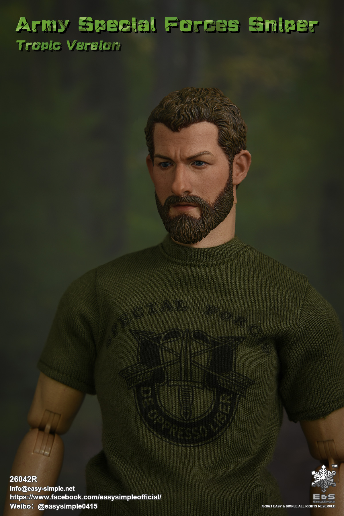 [สั่งจอง] Easy&Simple 26042R 1/6 : Army Special Forces Sniper Tropic Version