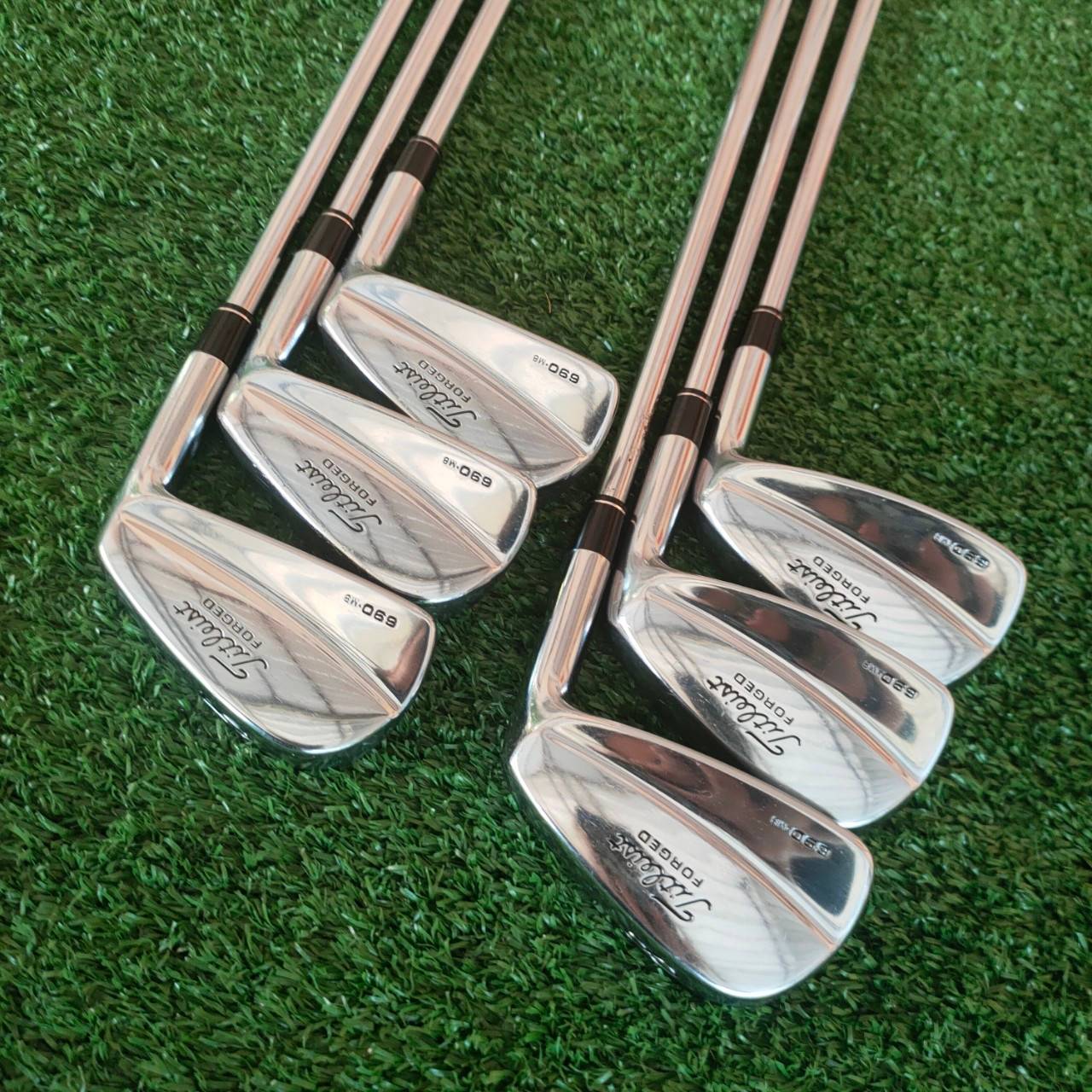 ชุดเหล็ก TITLEIST 690 MB FORGED มีเหล็ก 5-9 เเละ PW ก้าน PROJECT-X 5.5 เหล็ก FORGED ระดับพรีเมี่ยม!! ไม้กอล์ฟมือสอง ของแท้ BY NakaraLuxurious