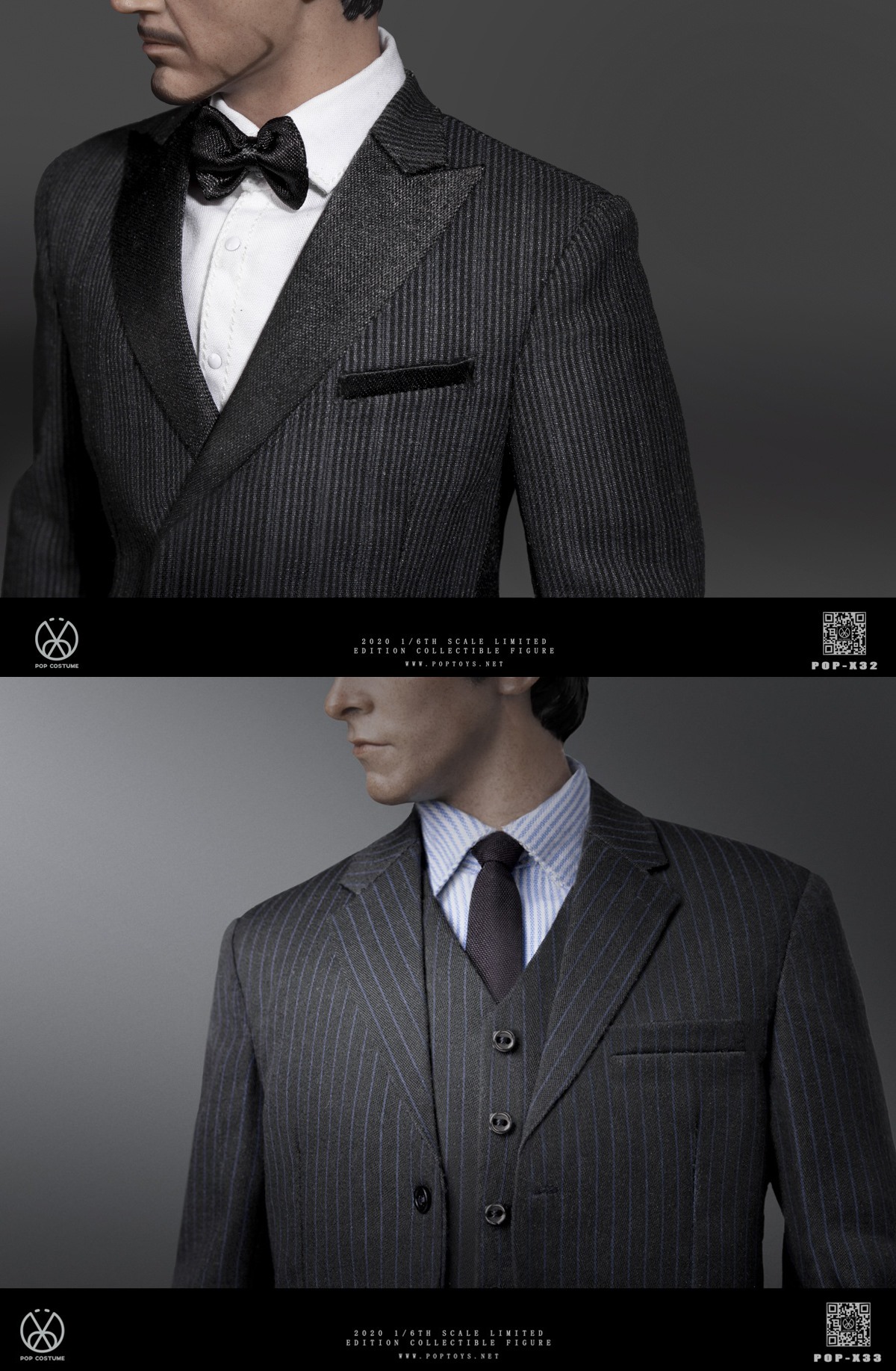 [สั่งจอง]POPTOYS POP-X32 & POP-X33 1/6 Scale : Men’s suit
