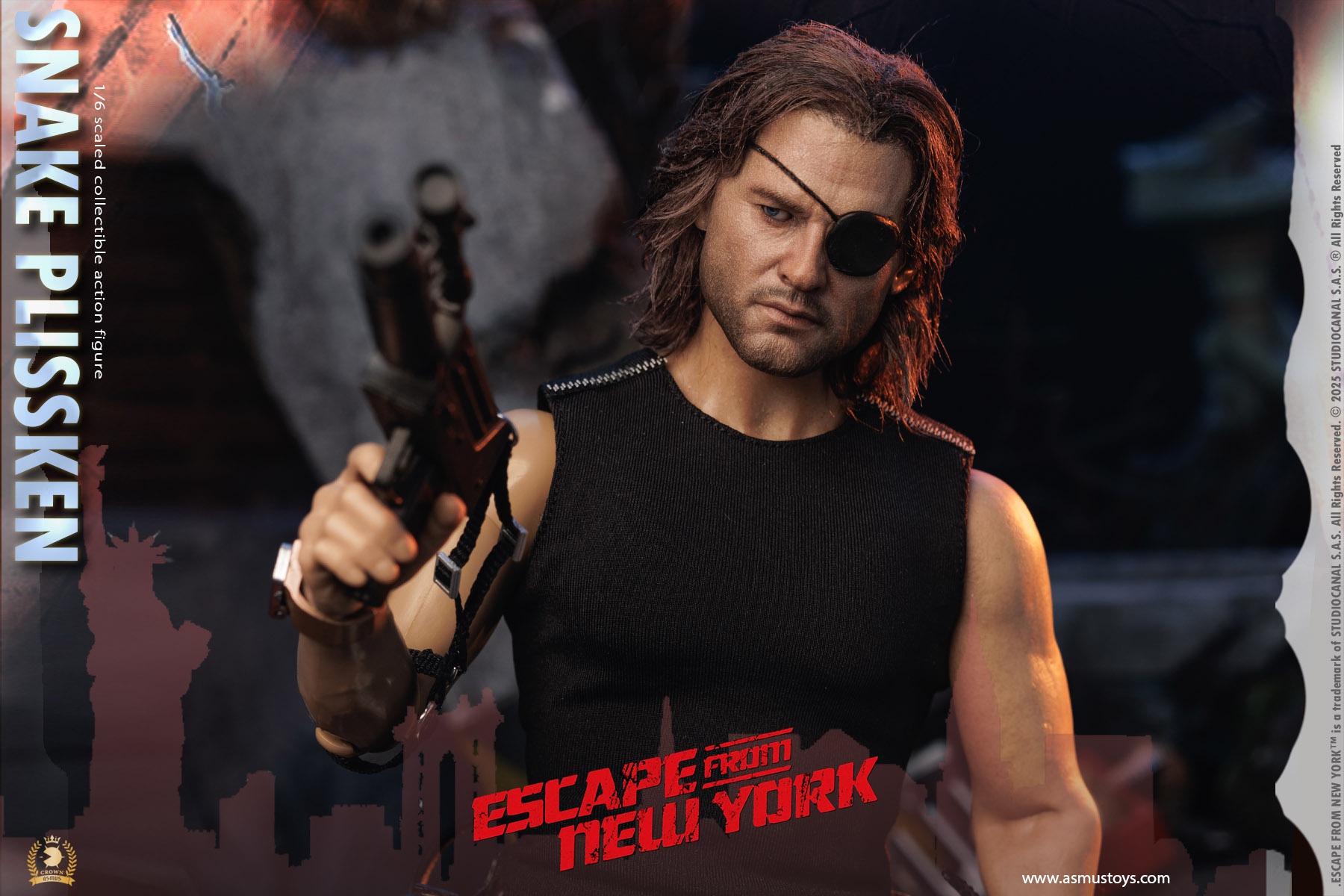 [สั่งจอง]ASMUS TOYS 1/6 : THE CROWN SERIES - SNAKE PLISSKEN