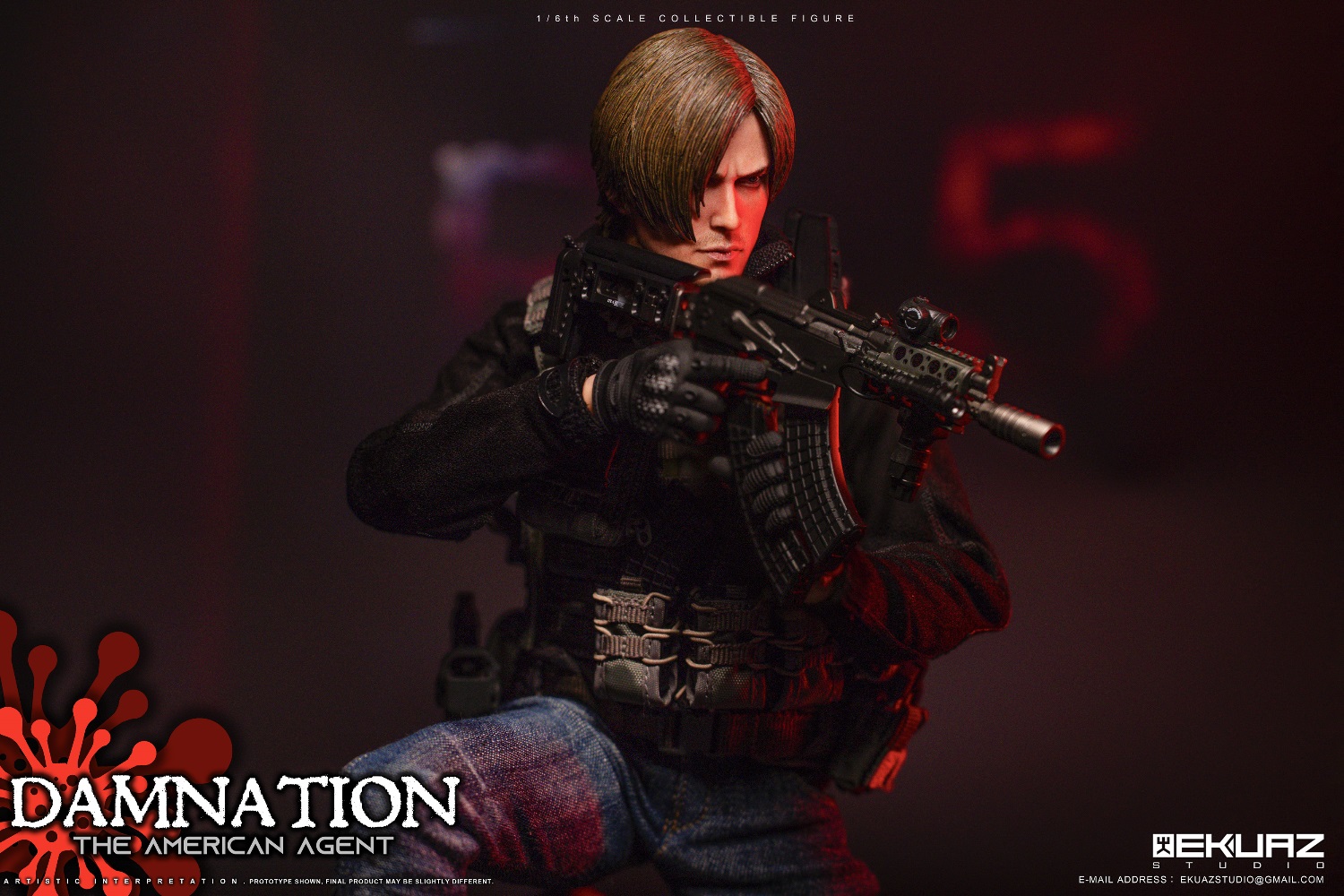 [สั่งจอง] EKUAZ STUDIO EKS09 1/6 : DAMNATION AMERICAN AGENT