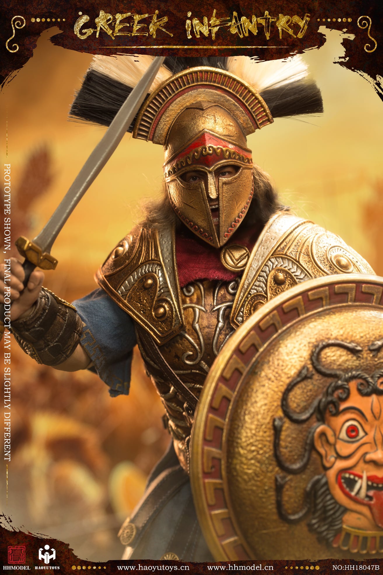[สั่งจอง]HHMODEL x HAOYUTOYS HH18047 1/6 : Imperial Army-Greek Infantry Gold Edition