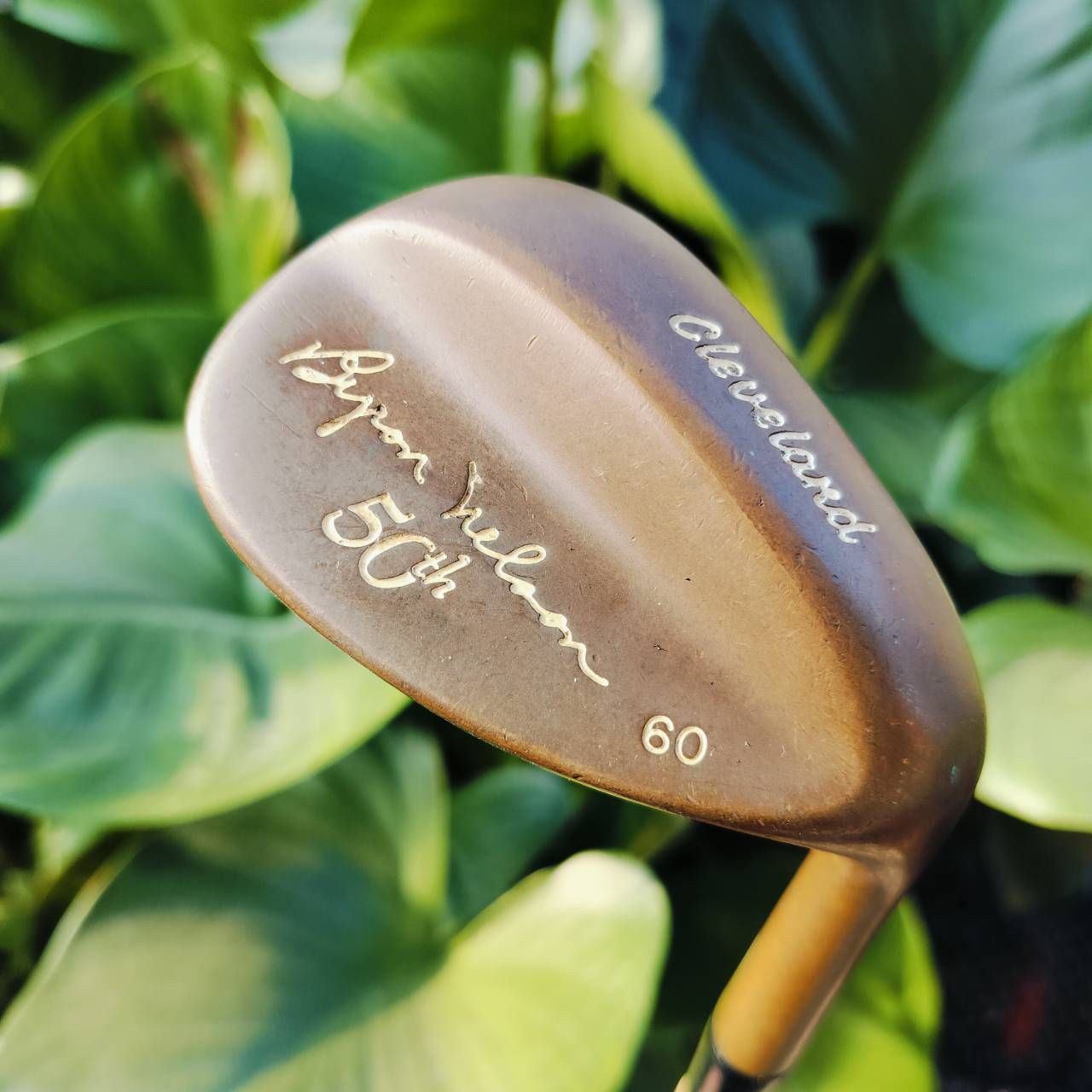 Cleveland Byron Nelson 50Th Becu Beryllium Copper RH Wedge 60° วัสดุทองแดงระดับพรีเมี่ยมสุดๆๆ หายากมากๆ ถ้าขัดขึ้นมาสวยจัดๆ ก้าน WEDGE FLEX ไม้กอล์ฟพรีเมี่ยมมือสอง ของแท้ By NakaraLuxurious