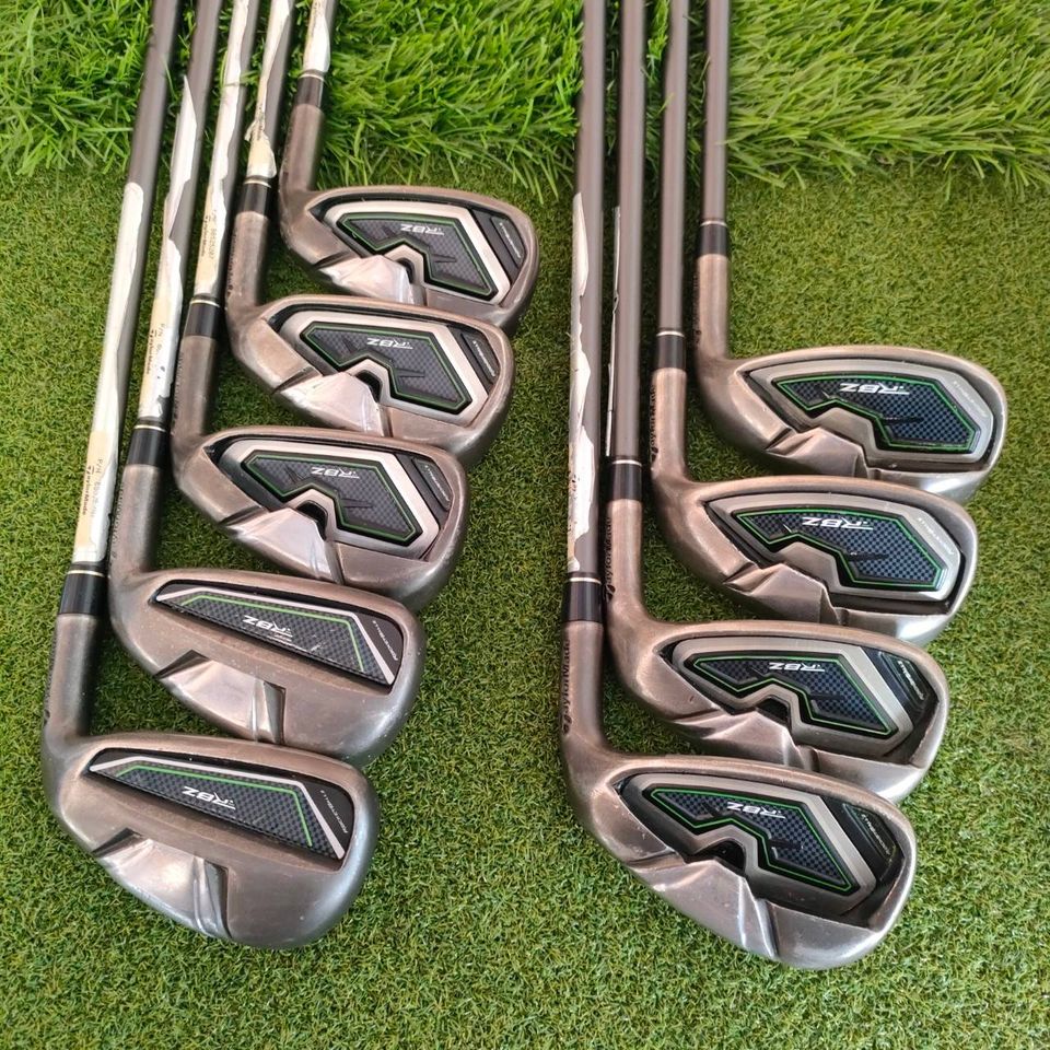 ชุดเหล็ก TAYLORMADE RBZ มีเหล็ก 4- 9 PW AW SW ชุด 9 ชิ้น ก้าน TAYLORMADE RBZ FLEX S เหล็กตีง่ายตีไกลและตีมันส์มาก