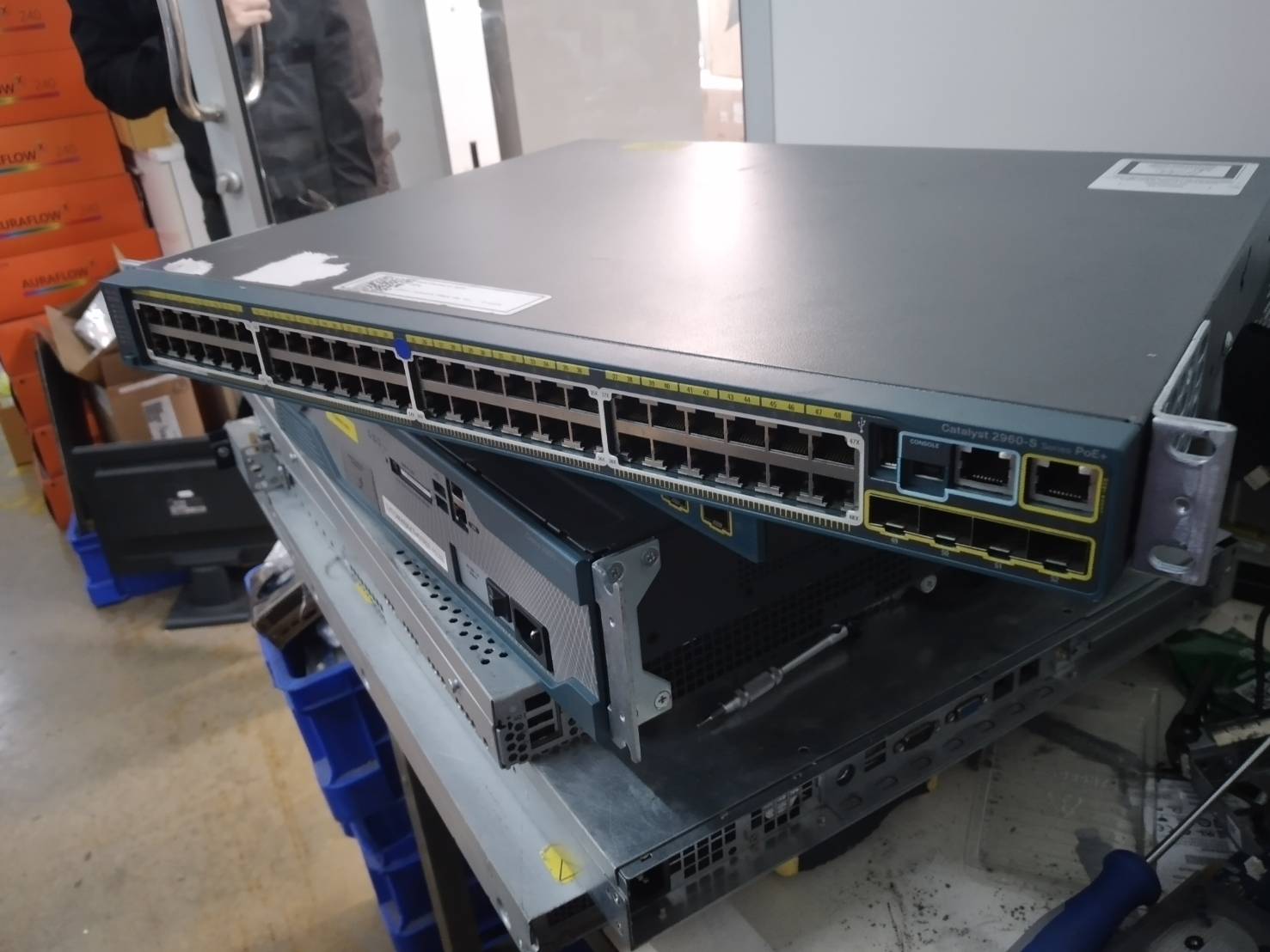 CISCO WS-C2960S-48LPS-L V03 48-PORT PoE NETWORK SWITCH