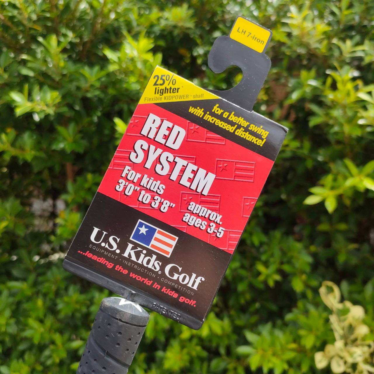 ***ไม้กอล์ฟสำหรับเด็ก***มือซ้าย*** เหล็ก 7 U.S.KID GOLF SOLE-WEIGHTED UL-TRALLGHE ก้าน KIDPOWER ความยาว 24 นิ้ว สำหรับเด็กช่วงอายุ 3-5 ปี ไม้กอล์ฟมือหนึ่ง ของแท้ BY NakaraLuxurious