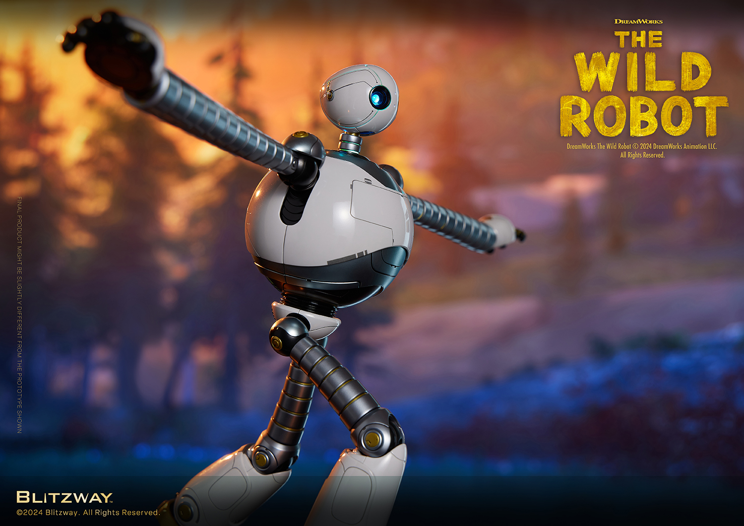 [สั่งจอง] Blitzway BW-CA-11601 : Carbotix Series - The Wild Robot (30Cm)