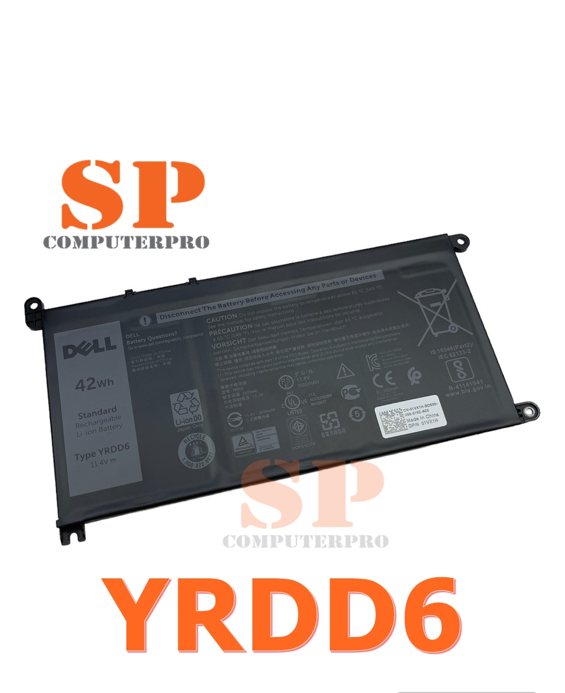 BATTERY DELL แบตเตอรี่ของแท้ DELL Inspiron 3493 3582 3583 3593 5480 5491 5485 5593 5491 Vostro 3400 Latitude 3400 3500