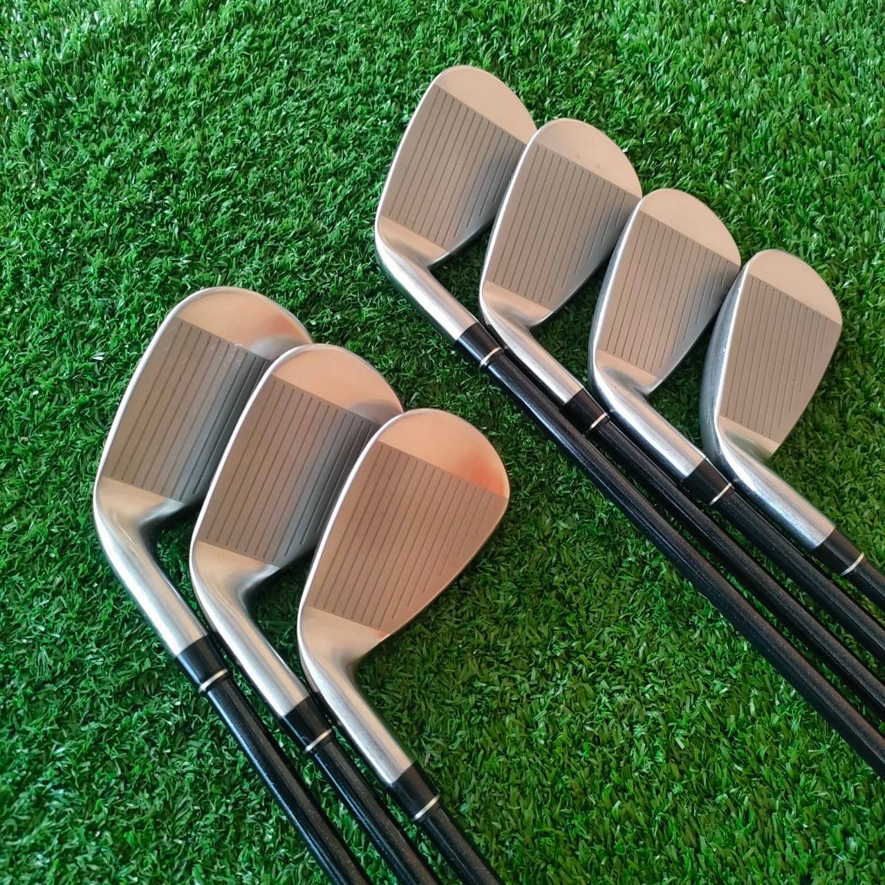ชุดเหล็ก TSURUYA AXEL XP HM มีเหล็ก 5 - 9 เเละ PW AW เหล็ก 7 องศา 28 ก้าน FUJIKURA MOTORE FLEX R เหล็กที่ตีง่าย และตีไกลกว่าปกติมากๆ!! ไม้กอล์ฟมือสอง ของแท้ BY NakaraLuxurious