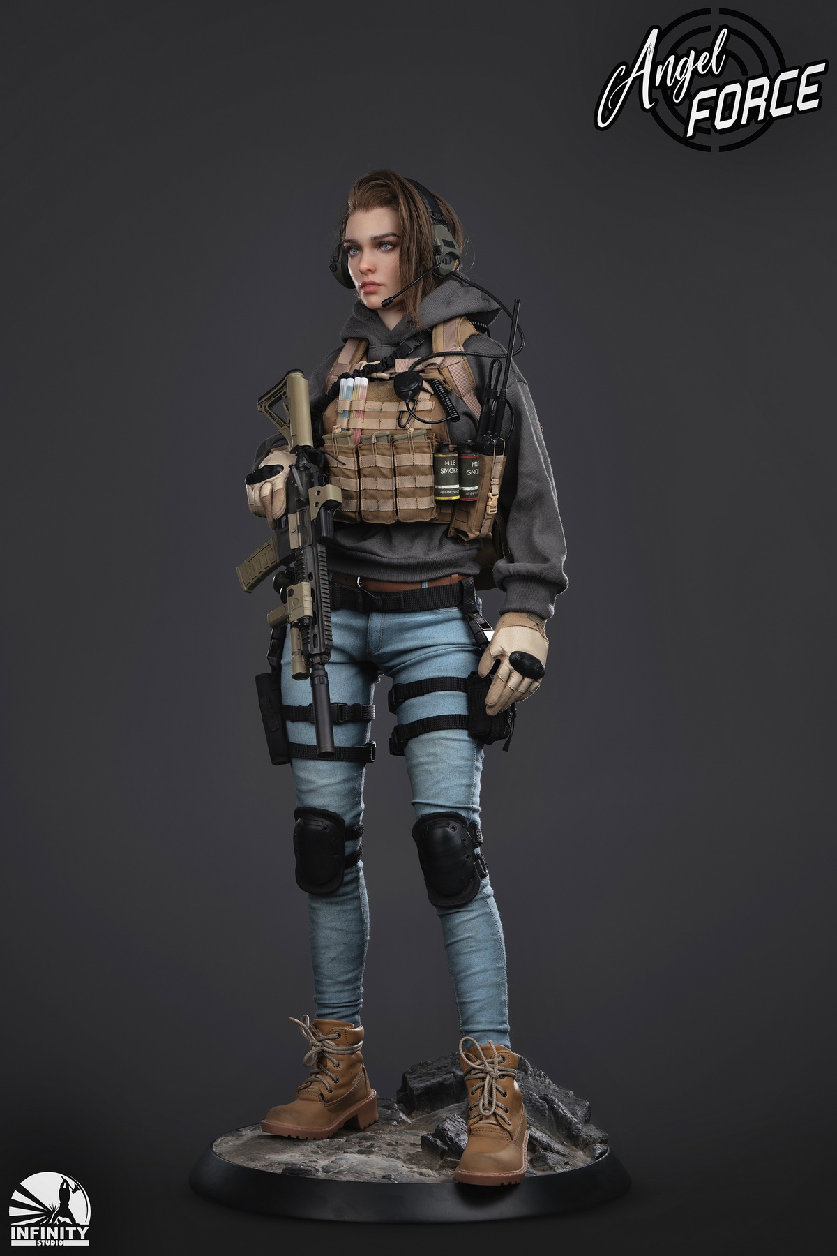 [สั่งจอง]Infinity Studio GJKD0001 1/3 : Angel Force Silicone Figure - Mia