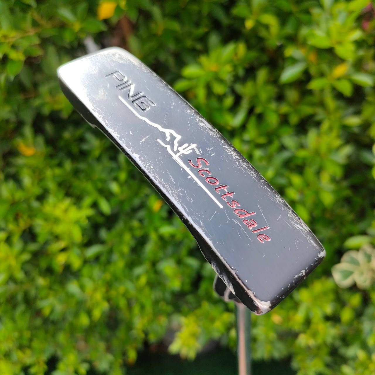 PUTTER PING SCOTTSDALE ความยาว 34 นิ้ว กริพ GOLF PRIDE มีลอยเยอะหน่อย แต่สมบูรณ์มาก พัตต์ดีมากๆ ทรงสุดคลาสสิค ไม้กอล์ฟมือสอง ของแท้ BY NakaraLuxurious