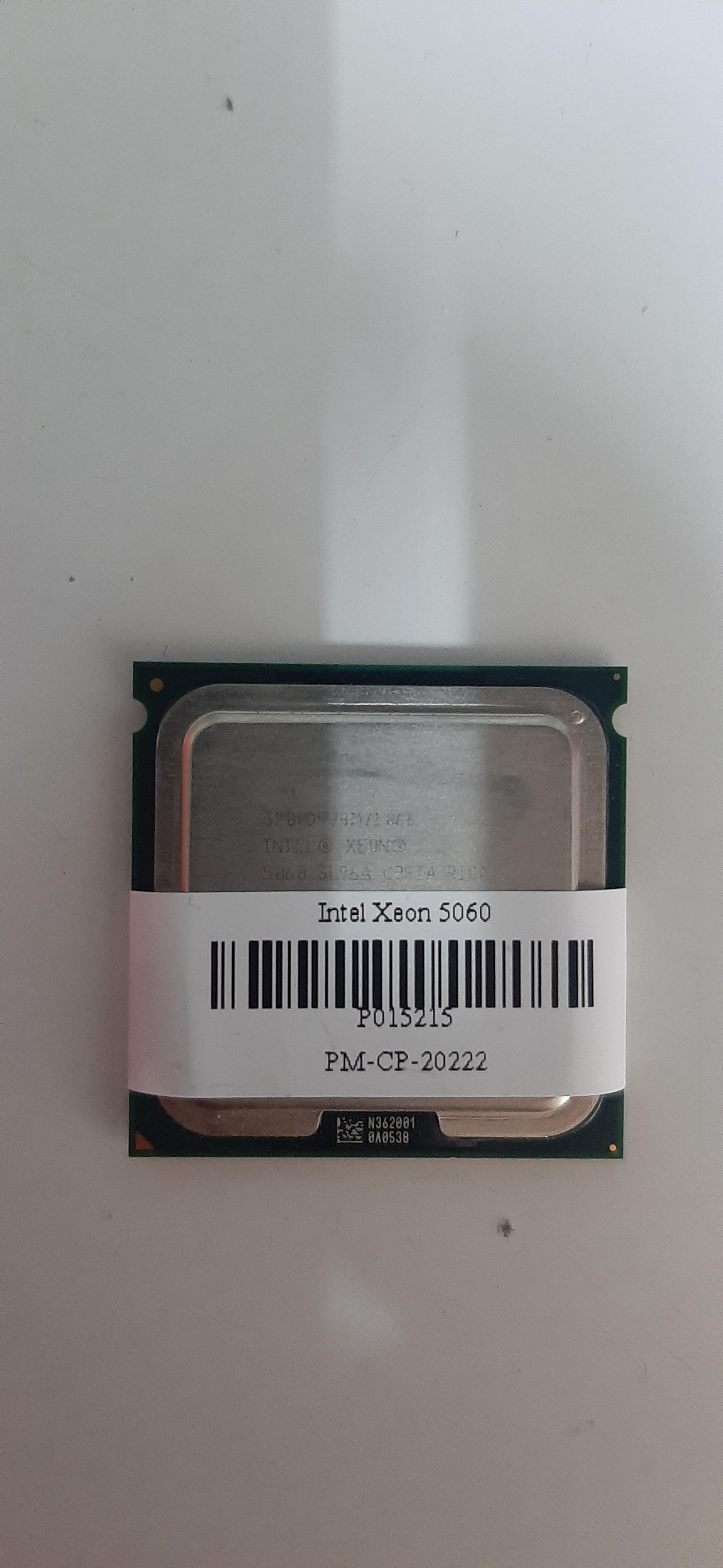 ซีพียูอะไหล่มือสอง Intel Xeon 5060 PLGA771 (3.20 GHz 2Cores 4Threads)ประกันร้าน 1 เดือน