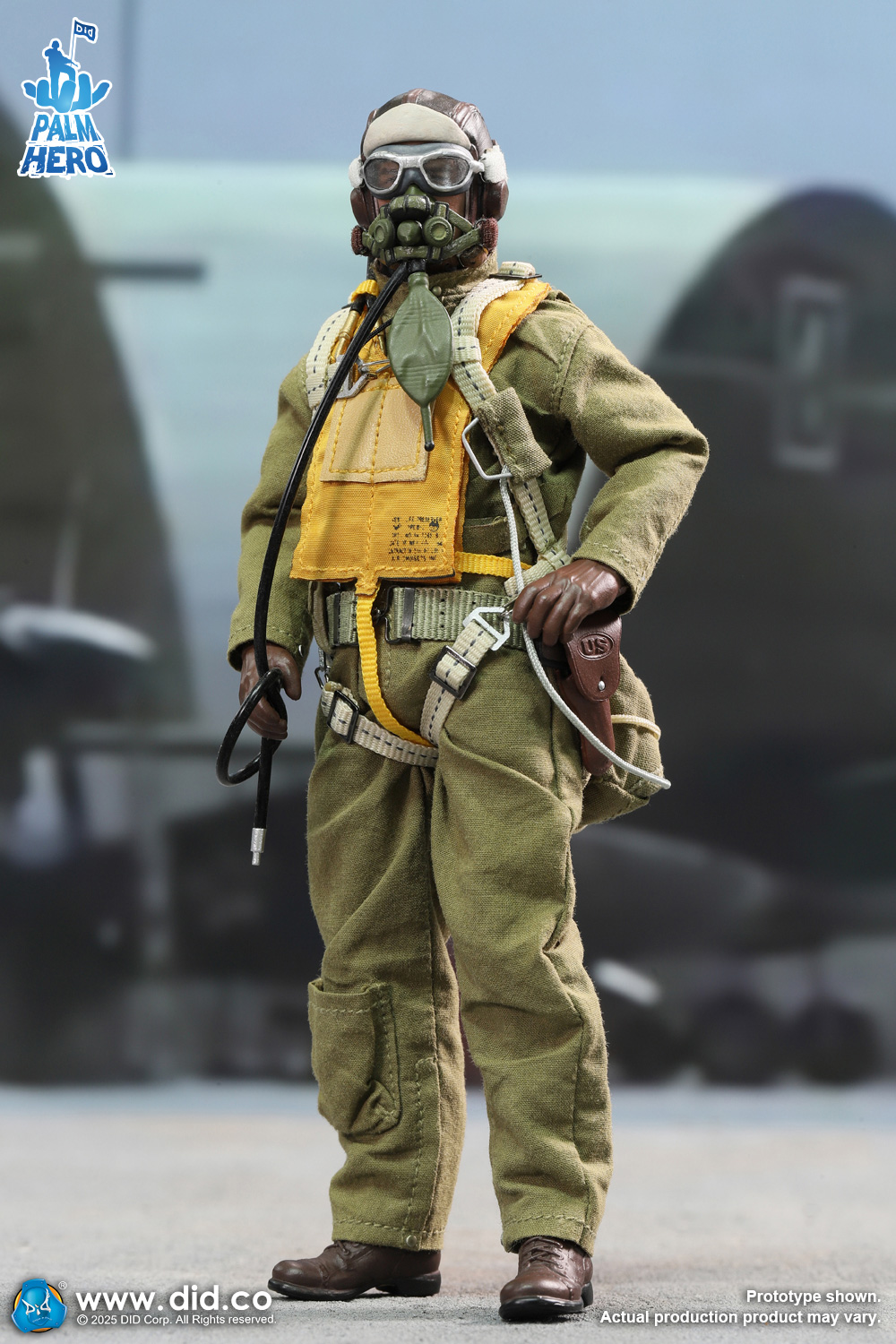 [สั่งจอง]DID XA80032 1/12 : Palm Hero Series - WWII U.S. Army Air Force Pilot - Captain Rafe