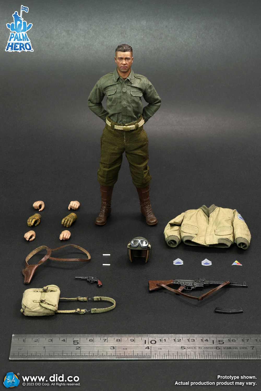 [พร้อมส่ง ]DID XA80019 1/12 : Palm Hero Series 2nd Armored Division “Hell On Wheels” – SSGT Donald