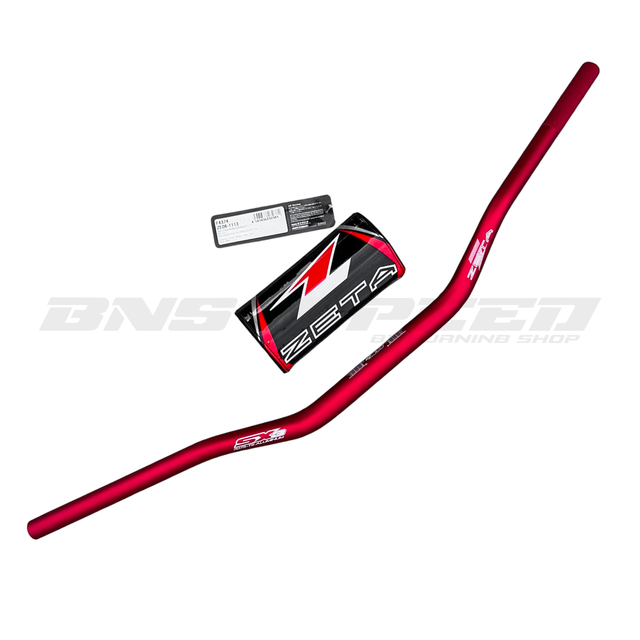 แฮนด์ ZETA SX-3 Bar MX-111 Red - CR/CRF-Low, KXF-Low
